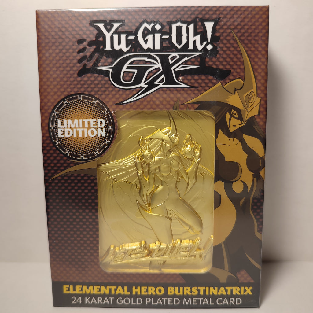 Yu-Gi-Oh GX - Elemental Hero Burstinatrix 24k Gold Plated Ingot