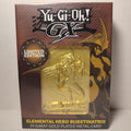 Yu-Gi-Oh GX - Elemental Hero Burstinatrix 24k Gold Plated Ingot