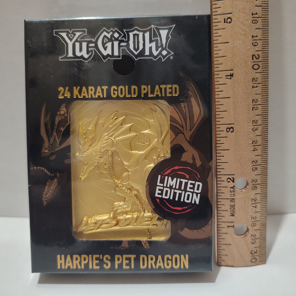 Yu-Gi-Oh! - Harpie's Pet Dragon 24k Gold Plated Ingot