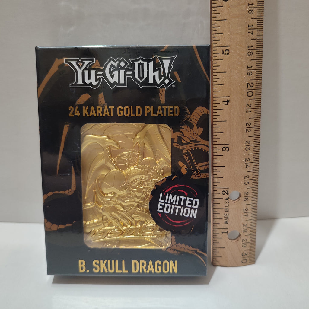Yu-Gi-Oh! - Black Skull Dragon 24k Gold Plated Ingot