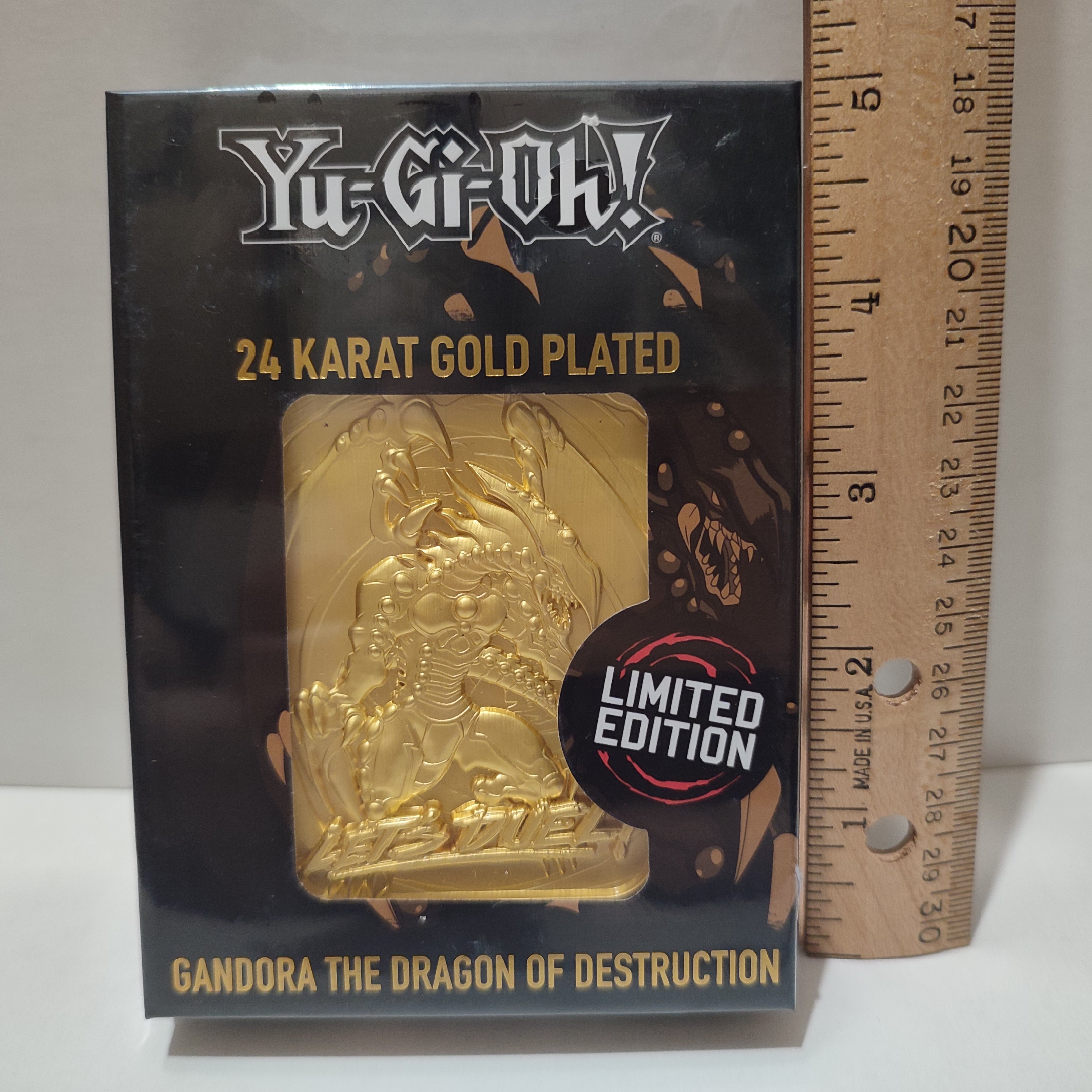 Yu-Gi-Oh! - Gandora The Dragon Of Destruction 24k Gold Plated Ingot