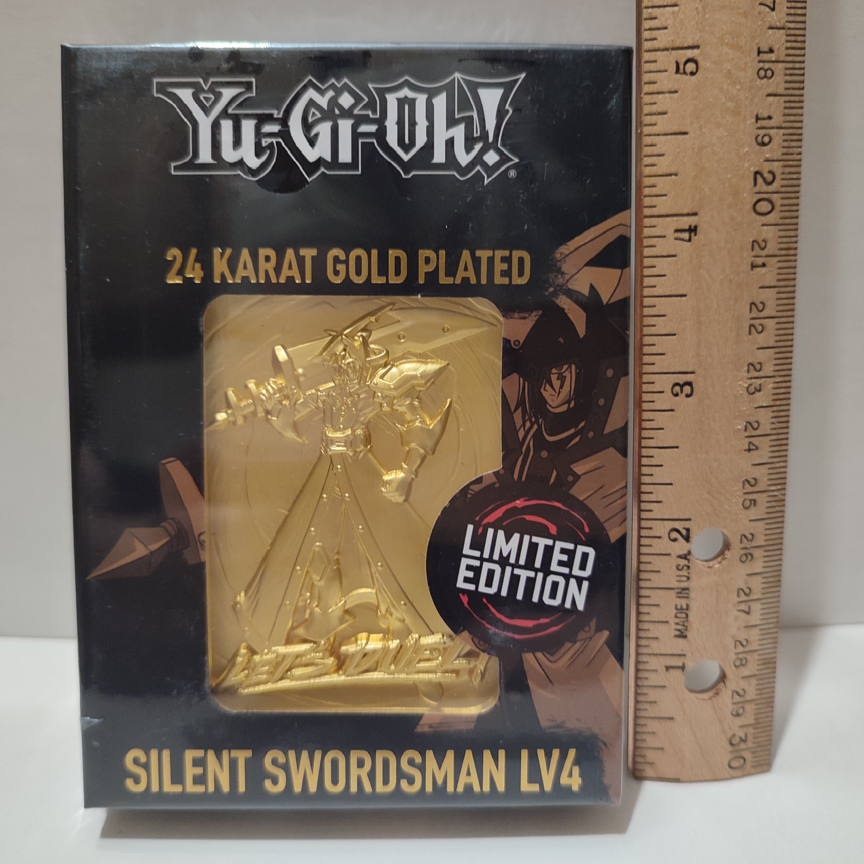Yu-Gi-Oh! - Silent Swordsman Lv4 24k Gold Plated Ingot