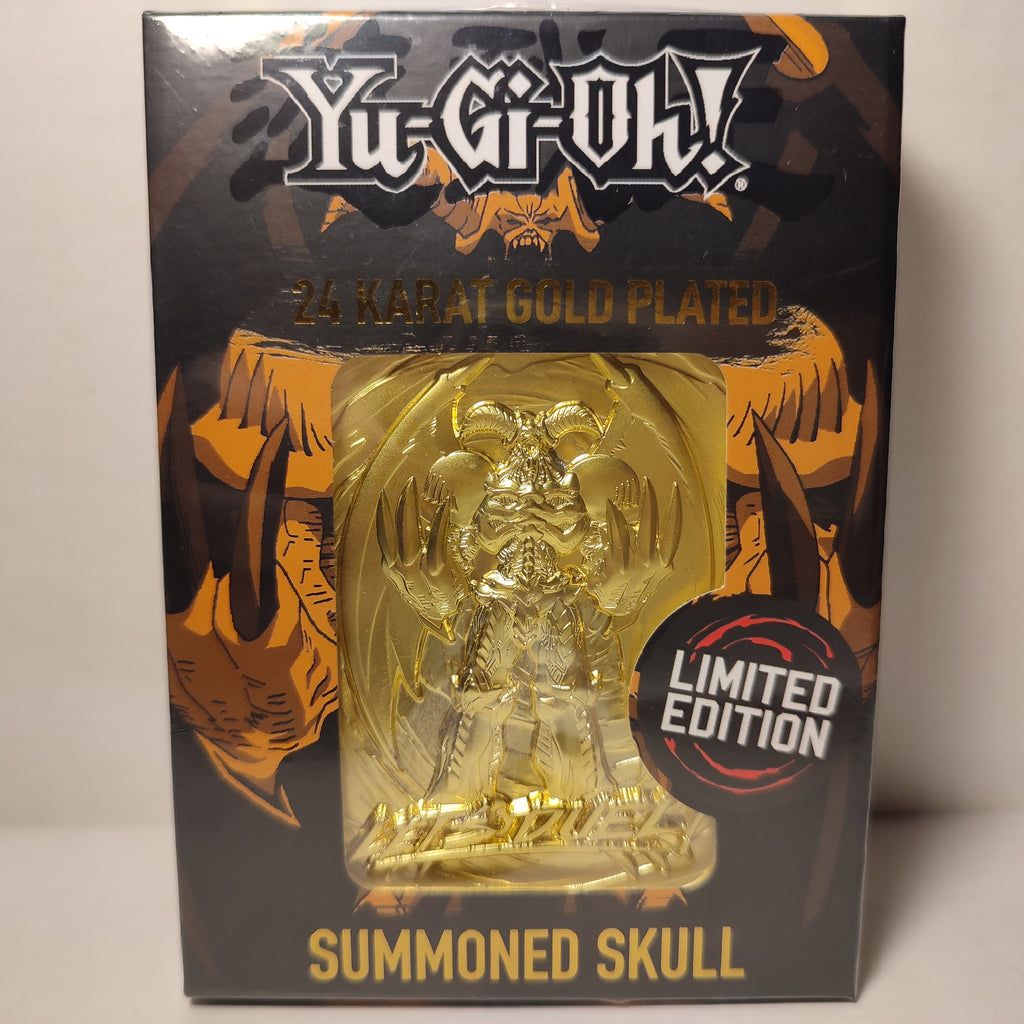Yu-Gi-Oh! - Summoned Skull 24k Gold Plated Ingot