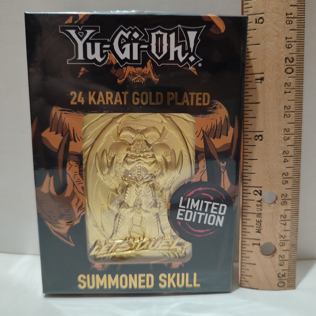 Yu-Gi-Oh! - Summoned Skull 24k Gold Plated Ingot