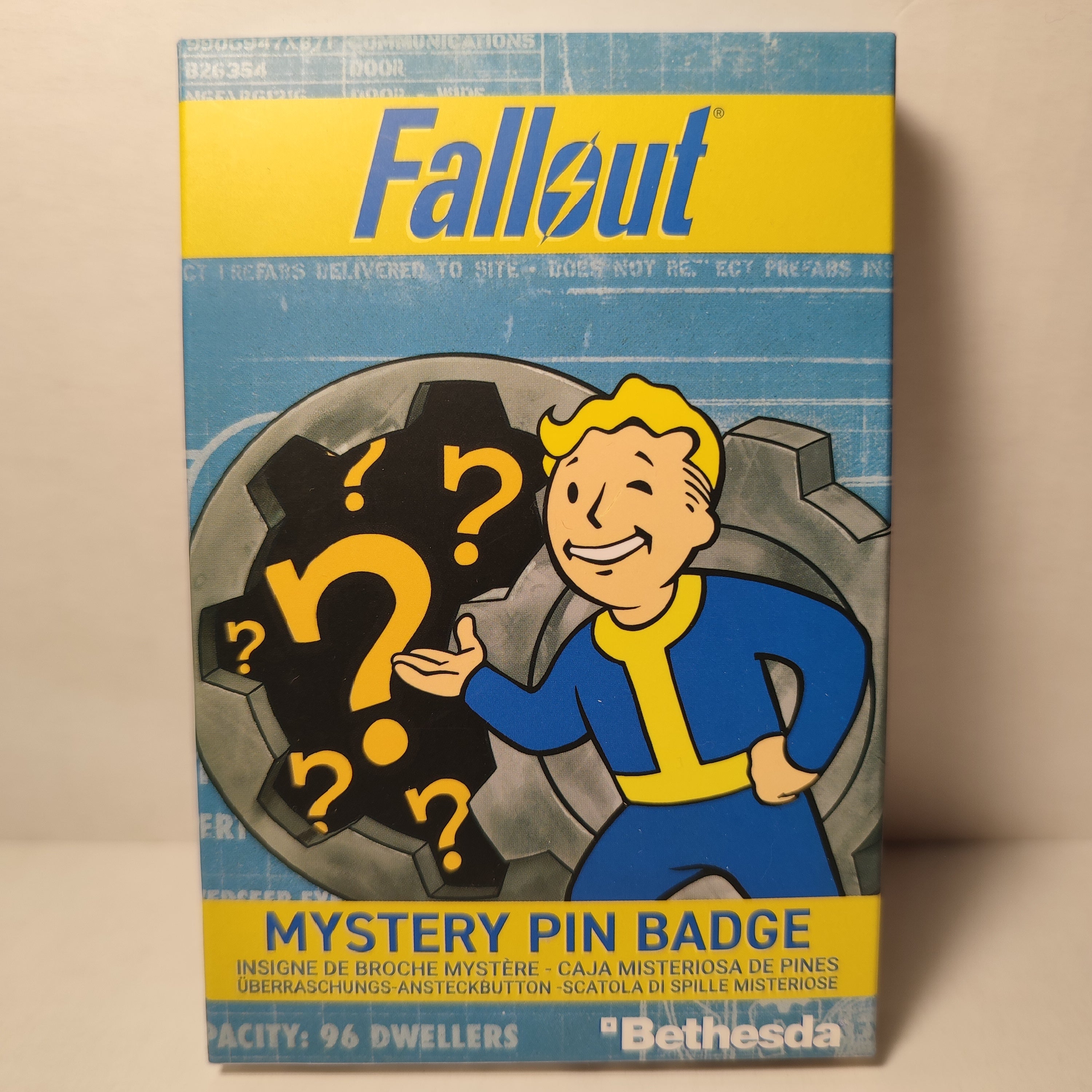 Fallout - Mystery Pin Badge Series 1 Display Case 12 Boxes