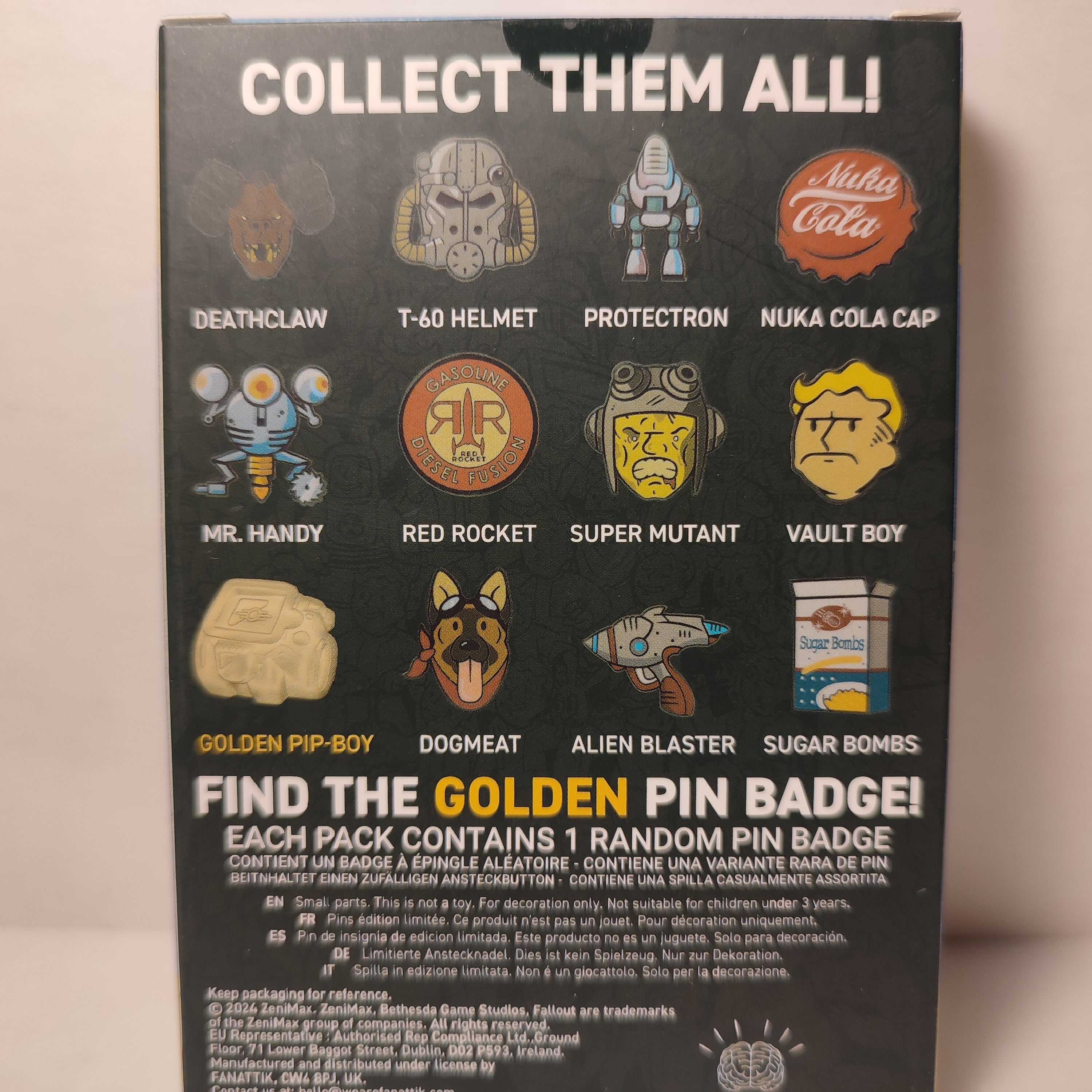 Fallout - Mystery Pin Badge Series 1 Box (1 Random Pin)