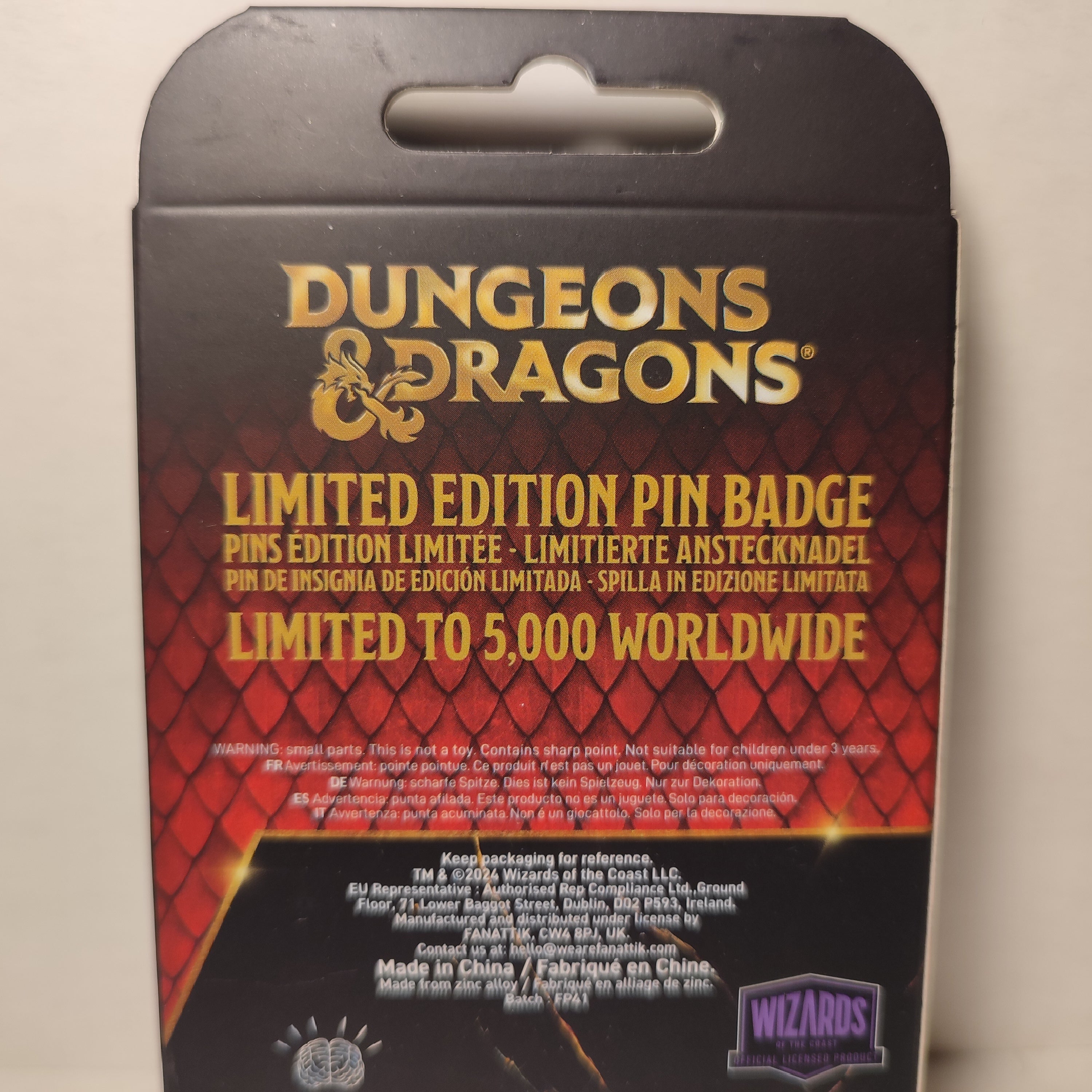 Dungeons & Dragons - Spinning Alignment Pin Limited Edition