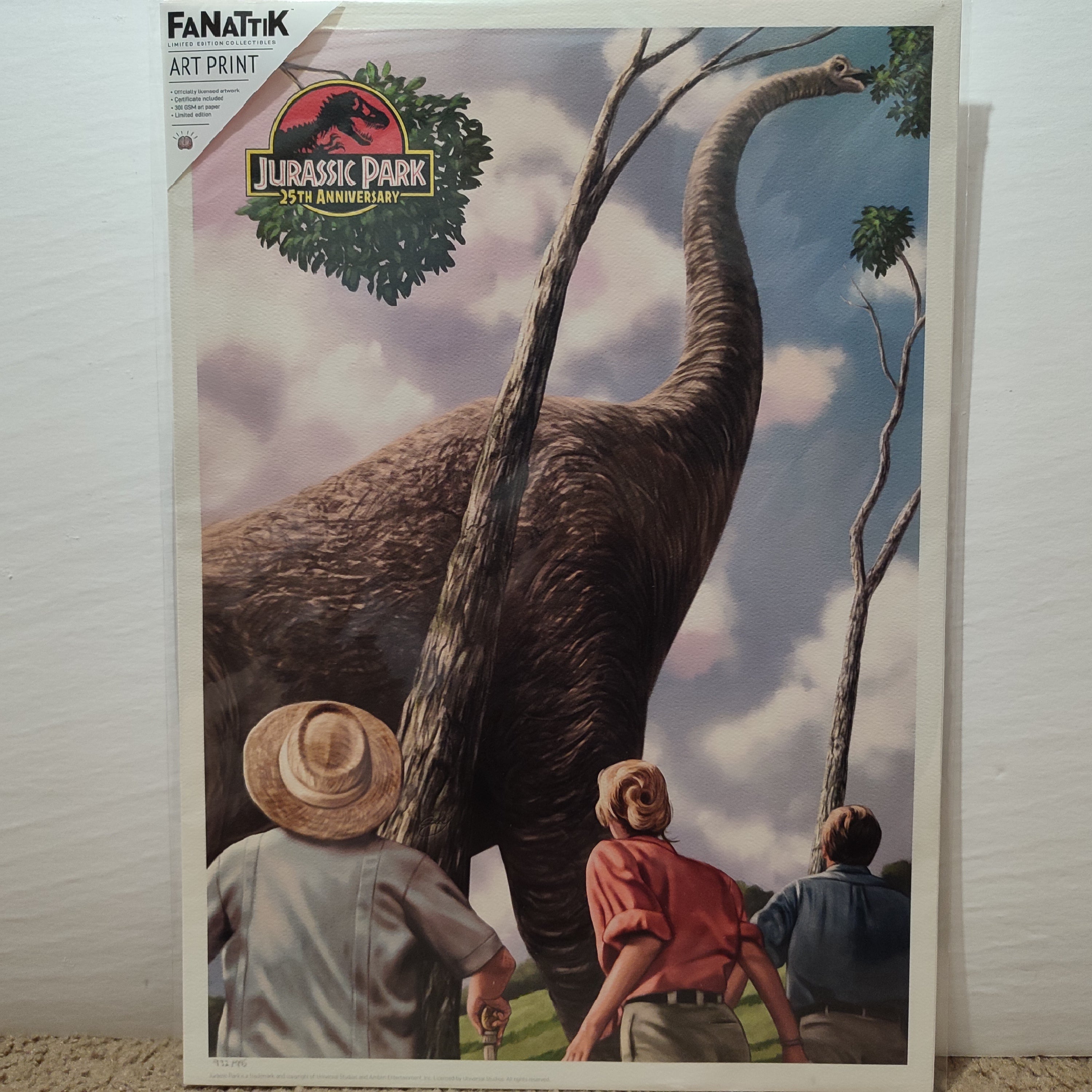 Jurassic Park - Brachiosaurus Limited Edition Art Print
