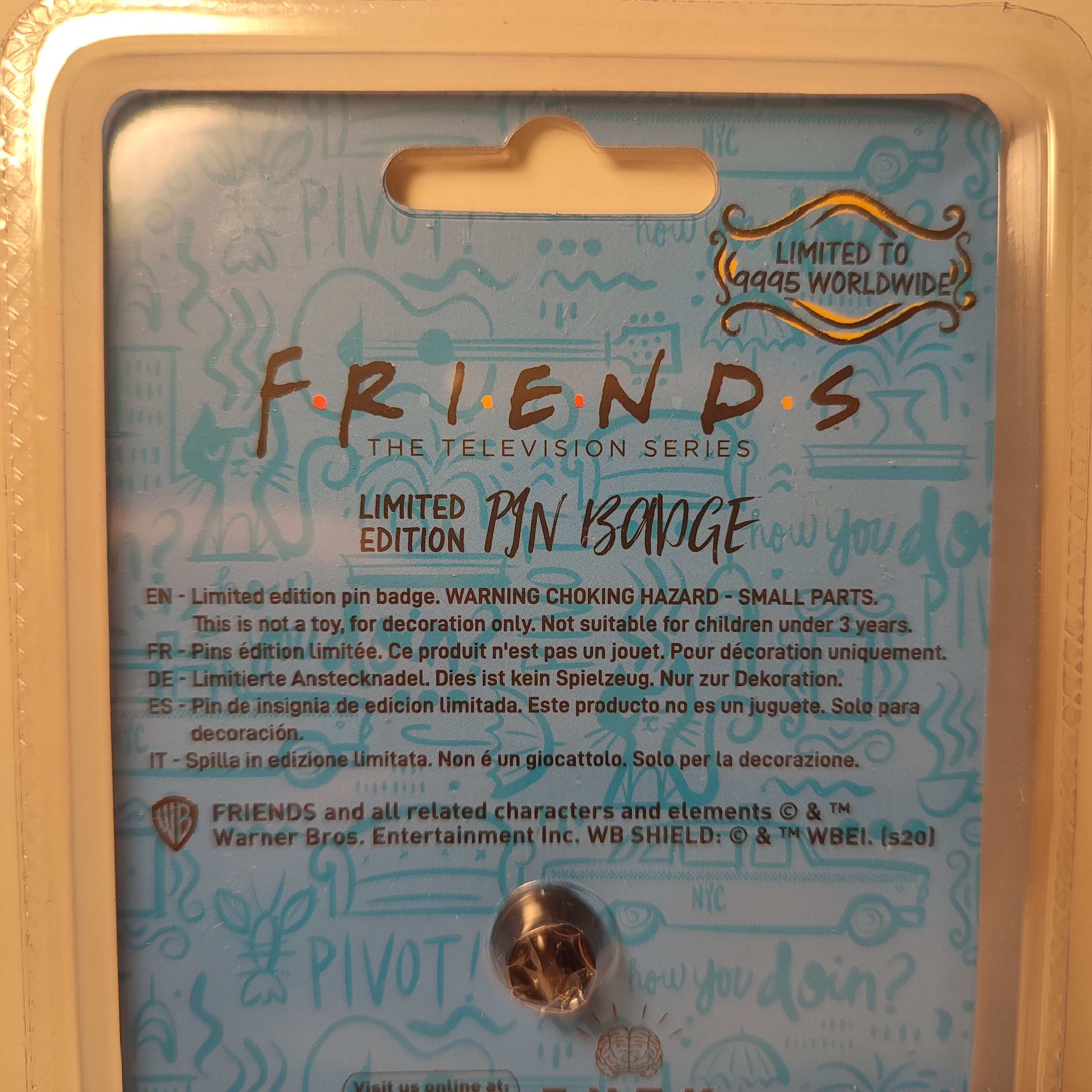 Friends - Nametag Limited Edition Pin