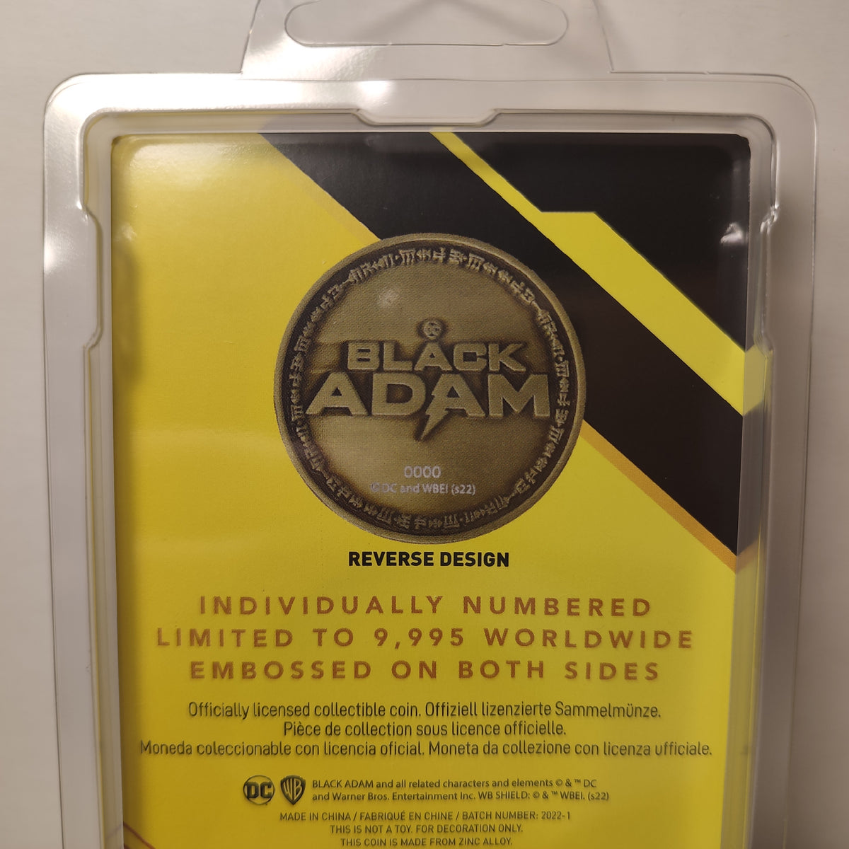 DC - Black Adam Limited Edition Coin