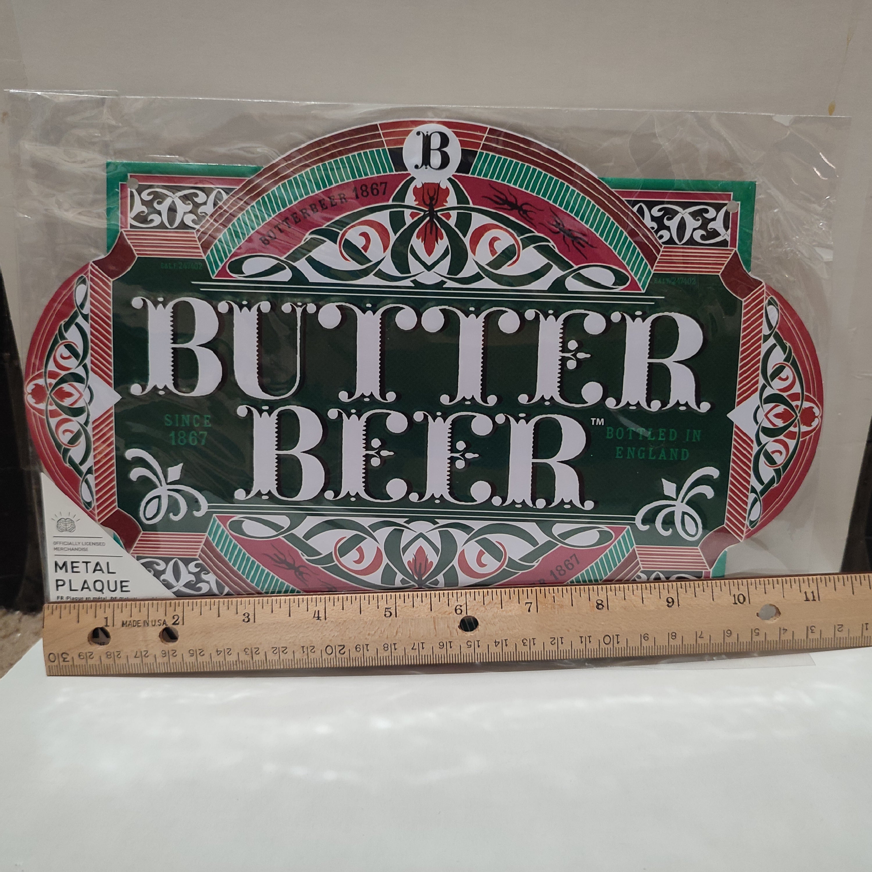Harry Potter - Butter Beer Metal Wall Hanging Sign
