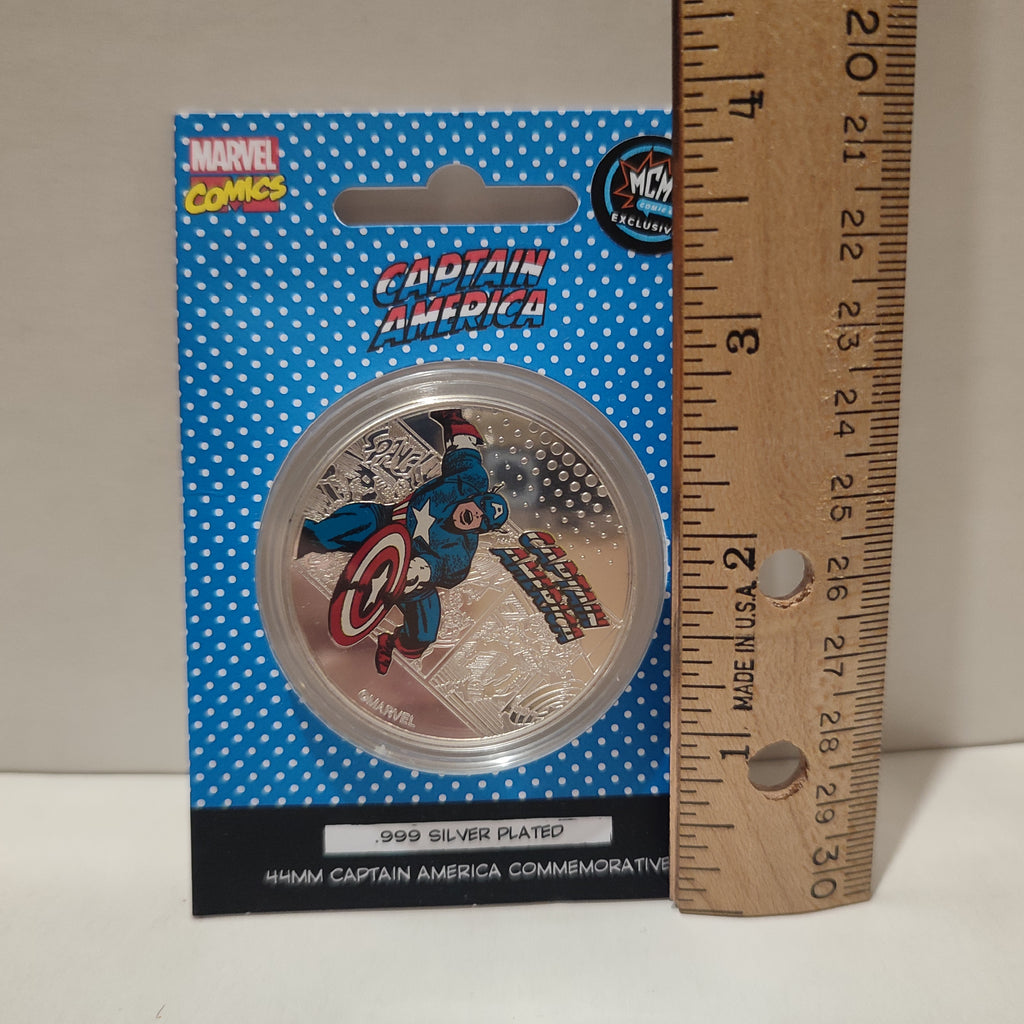 Marvel - Captain America .999 Silver Plated Coin