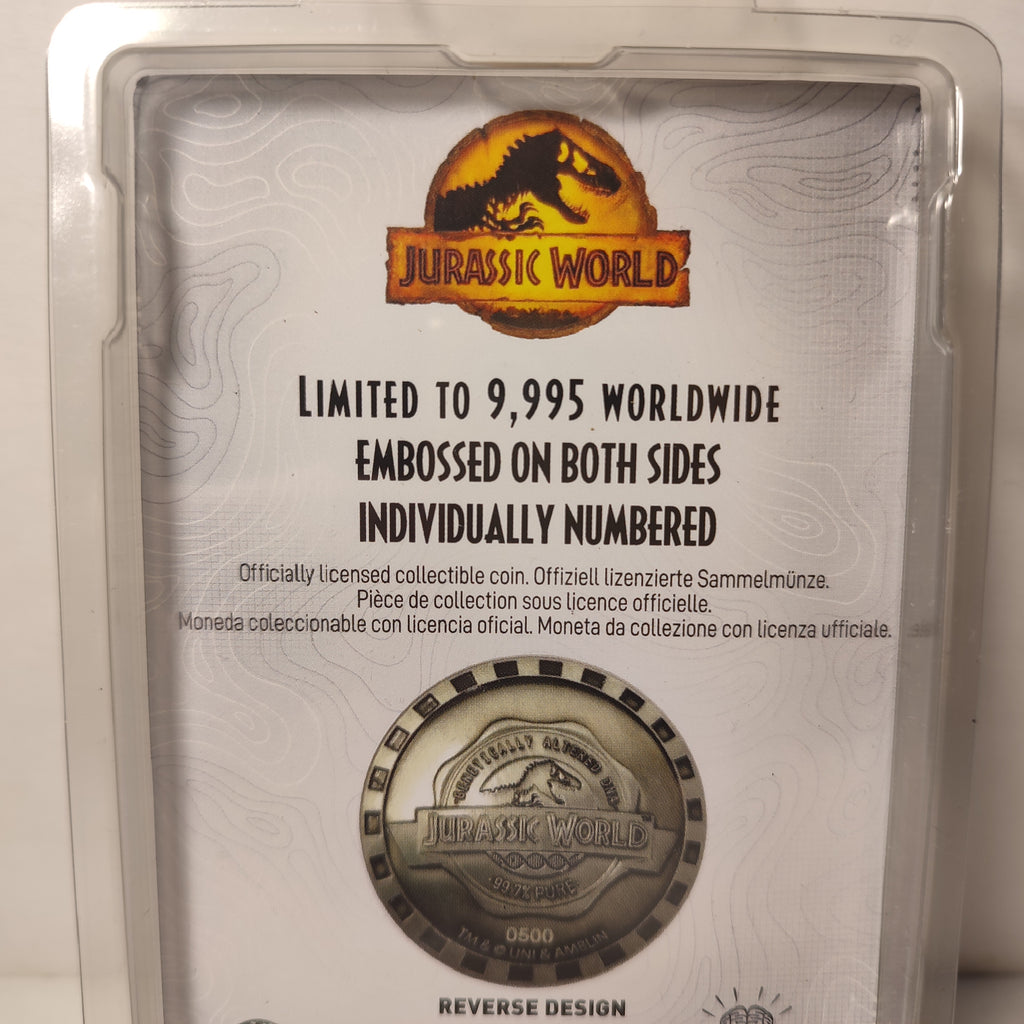 Jurassic World - Blue Velociraptor Coin
