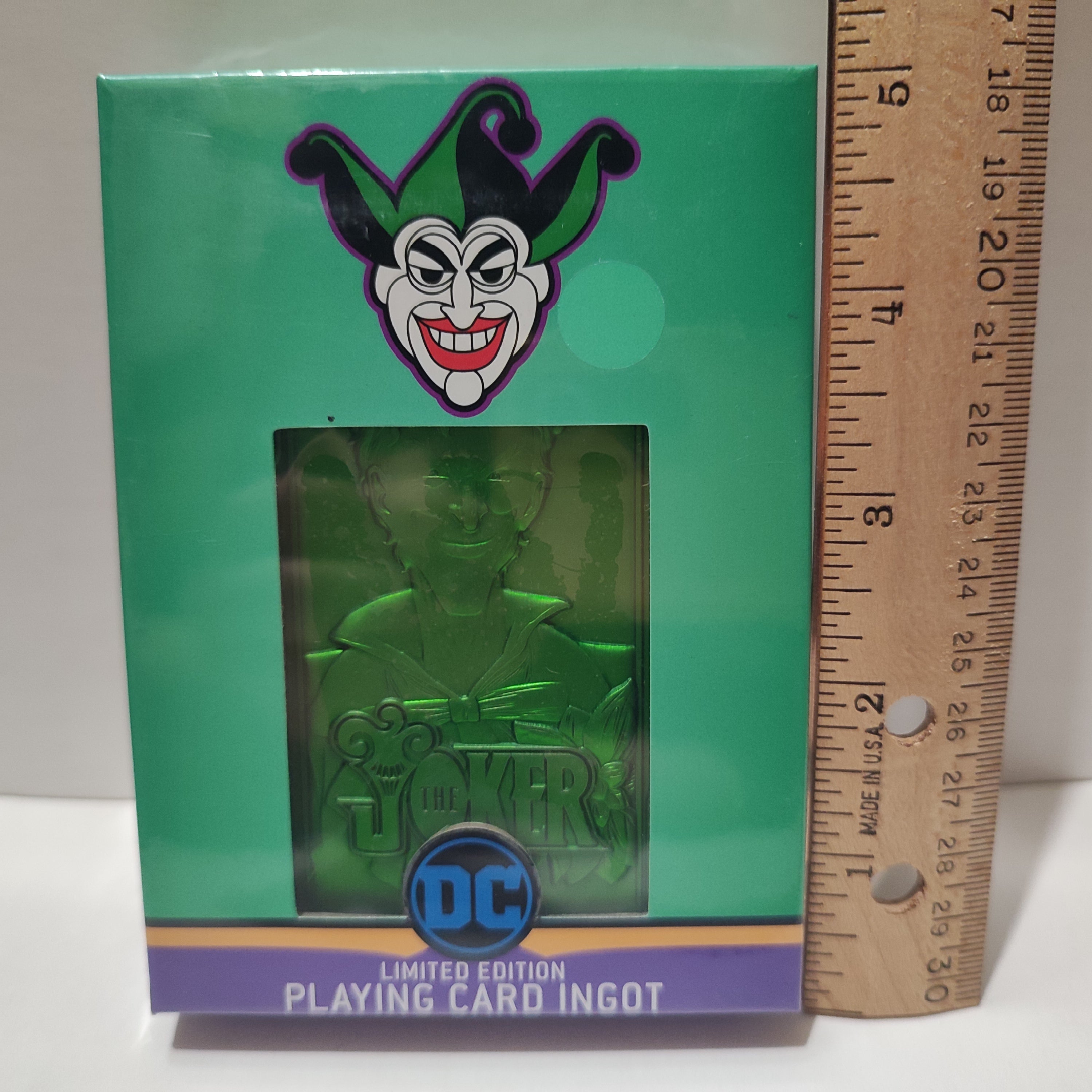 Batman - The Joker Green Playing Card Ingot