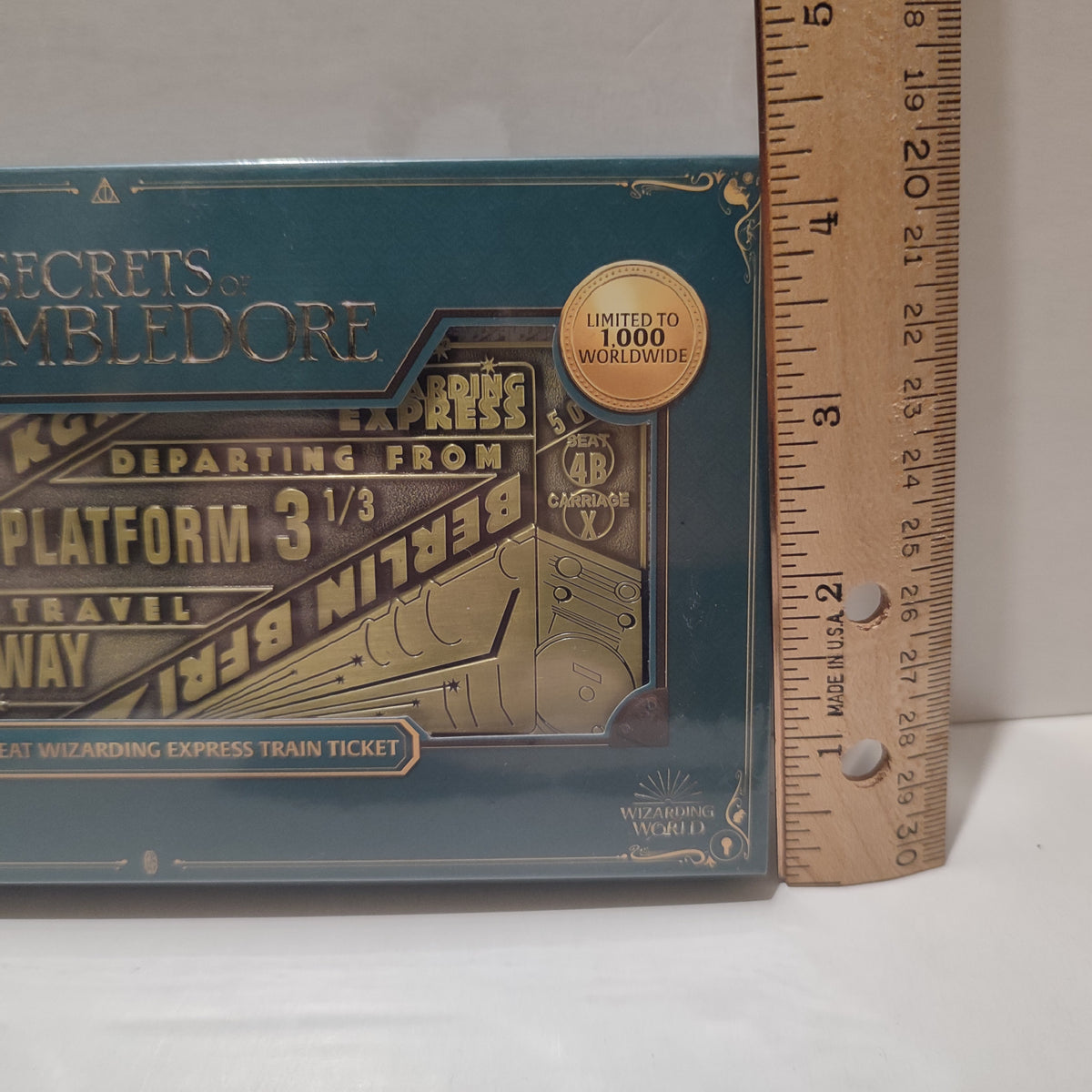 Fantastic Beasts - The Secret Of Dumbledore Metal Ticket
