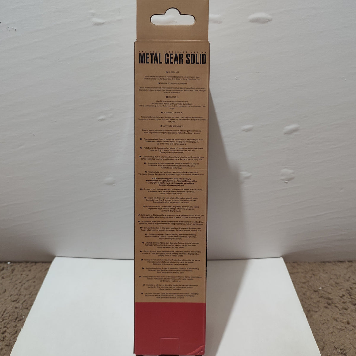 Metal Gear Solid - Desk Pad & Coaster Set
