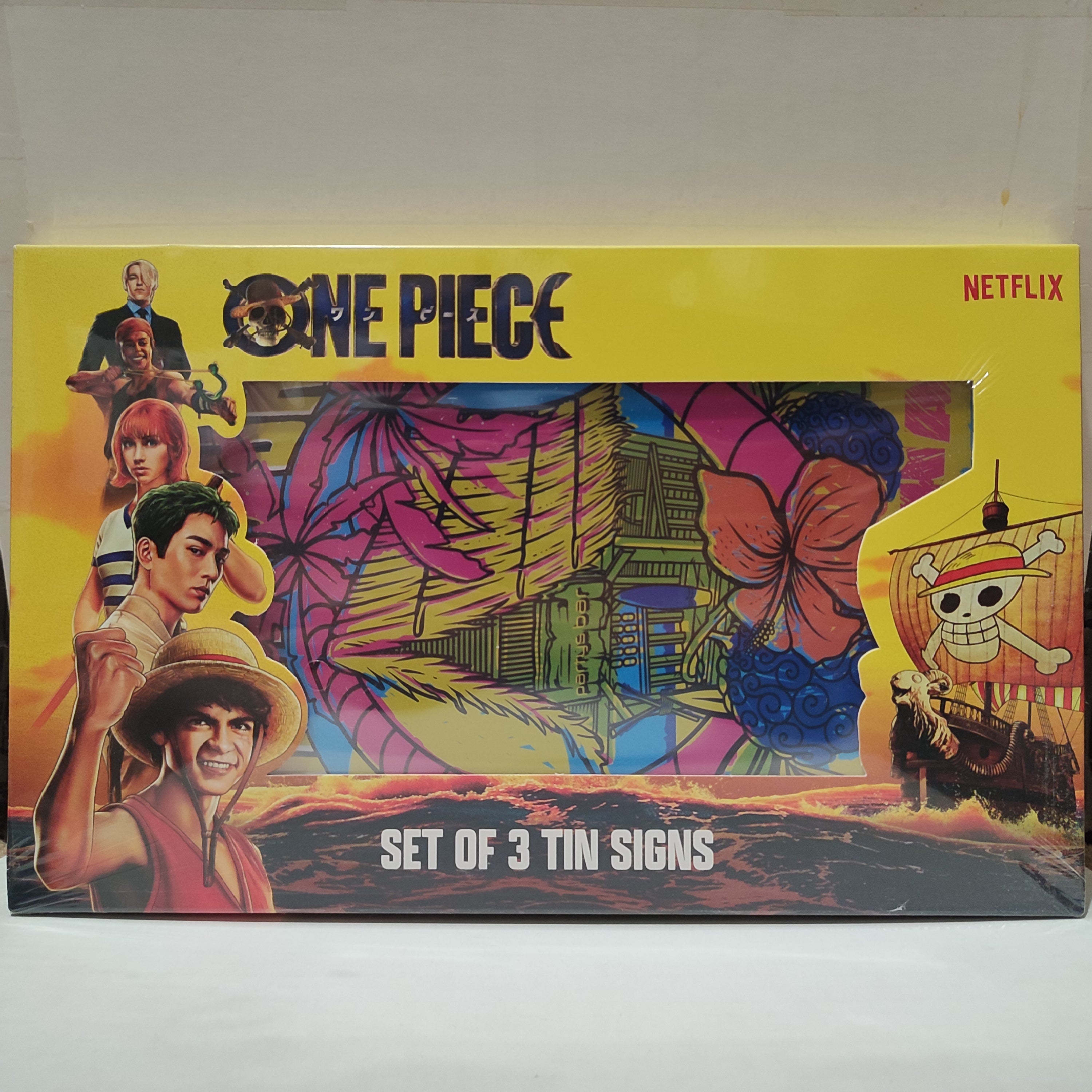 One Piece - Set Of 3 Tin Signs