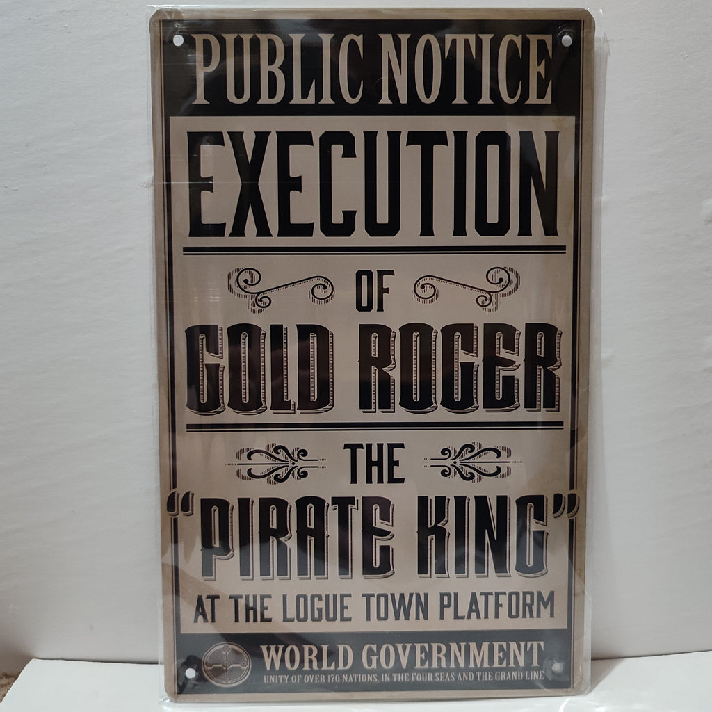 One Piece - Set Of 3 Tin Signs