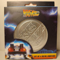 Back To The Future - Metal Coasters Non-Slip Cork Base