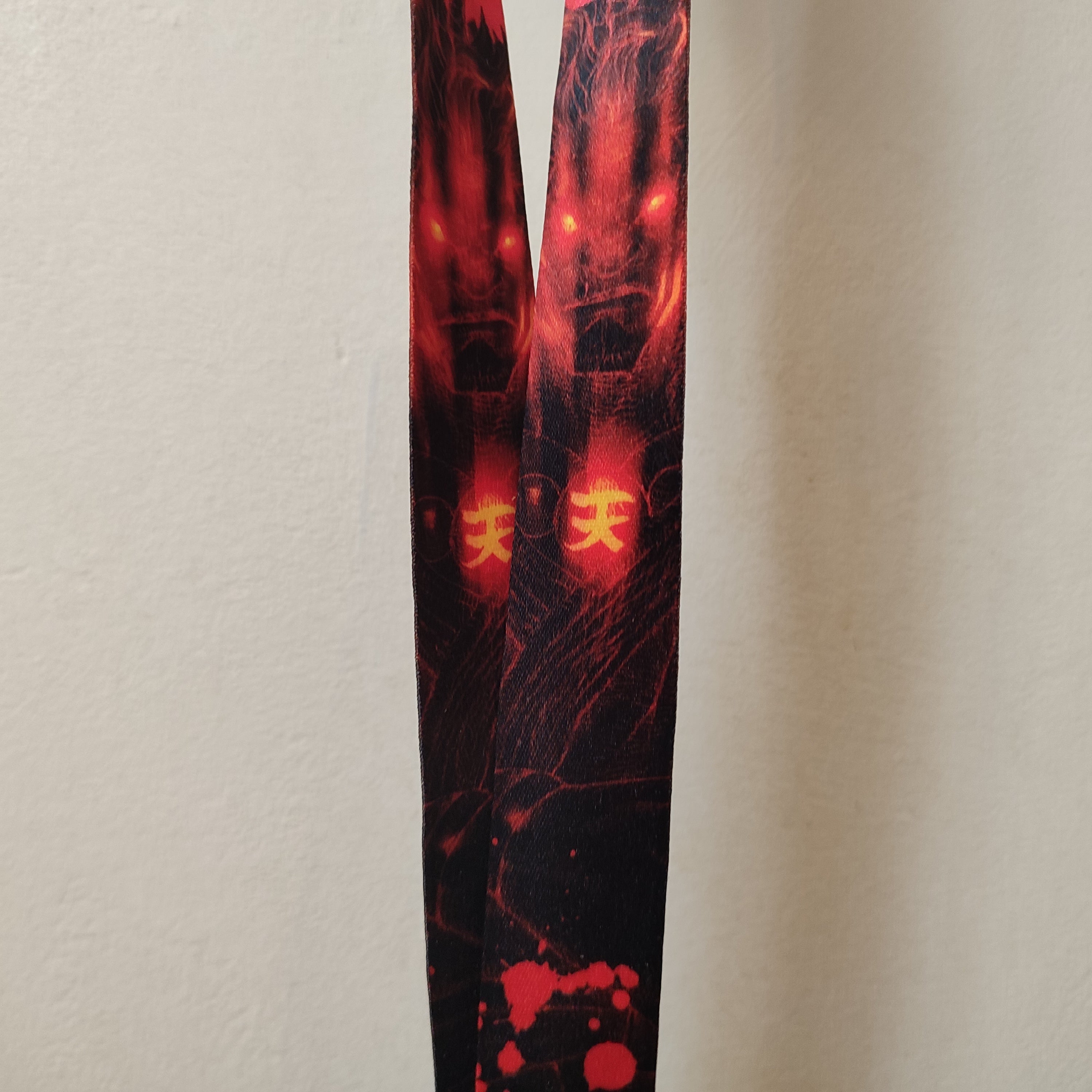 Street Fighter - Akuma Lanyard With Metal Clasp