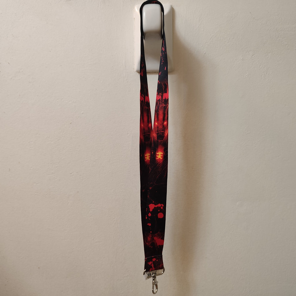 Street Fighter - Akuma Lanyard With Metal Clasp