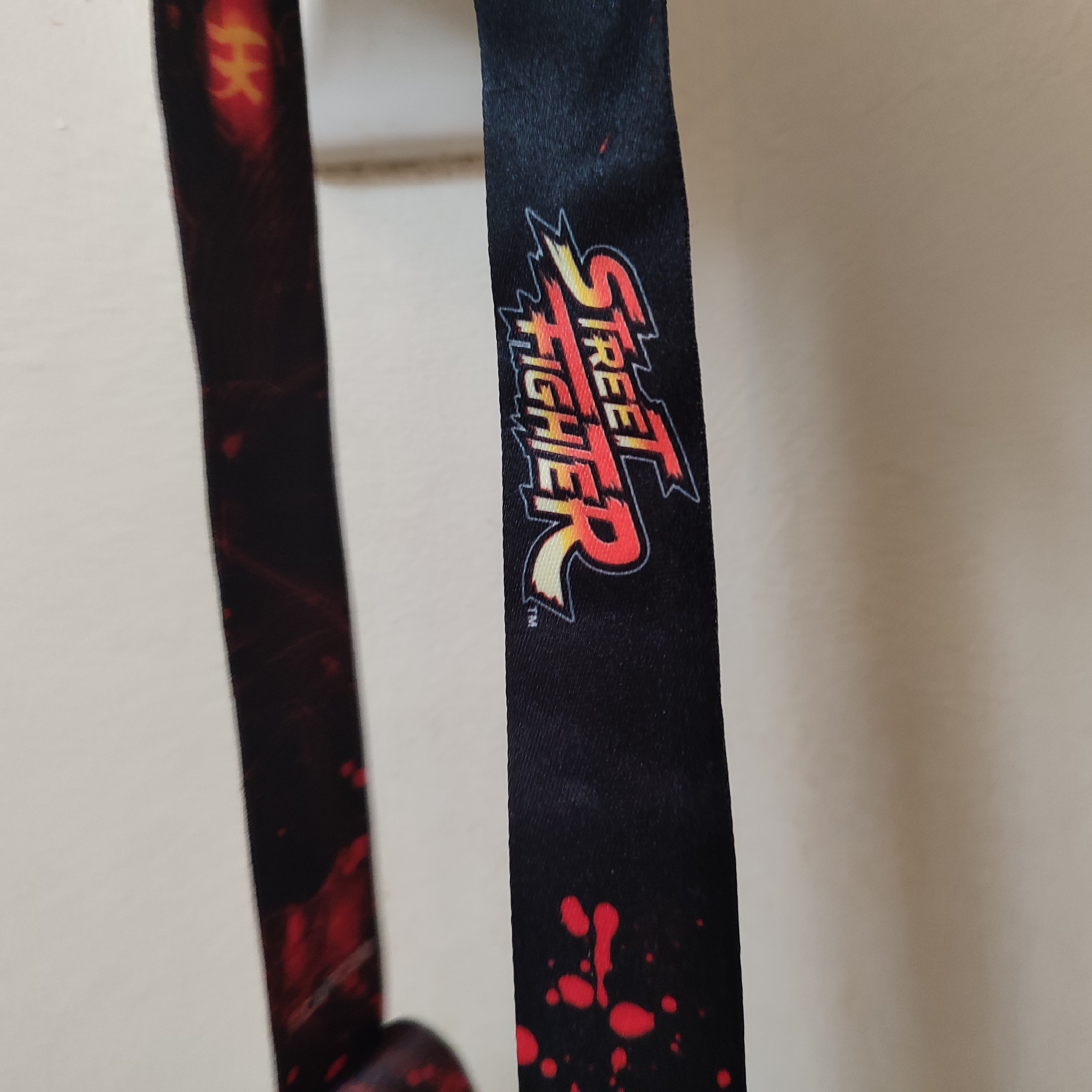 Street Fighter - Akuma Lanyard With Metal Clasp
