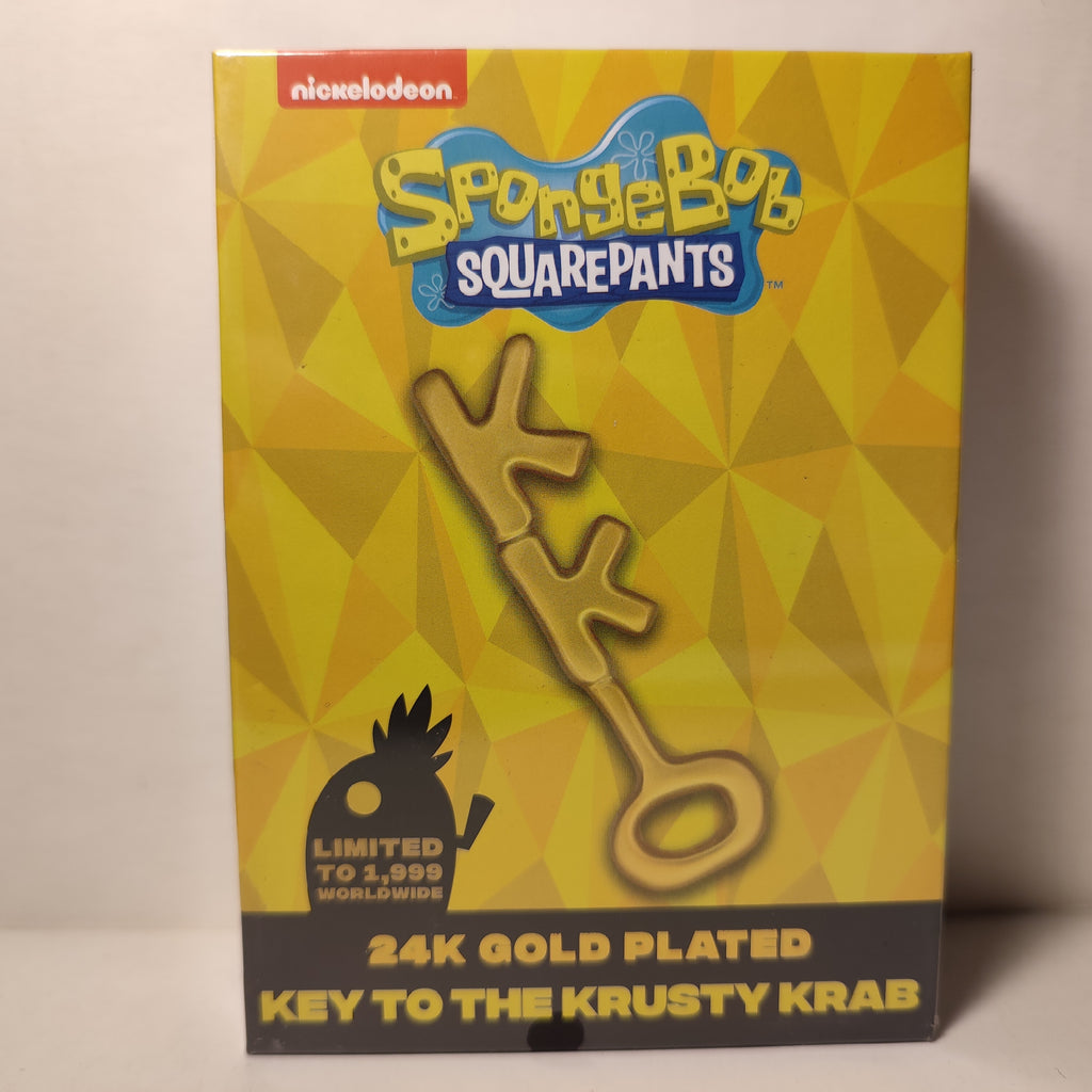 Spongebob Squarepants - 24k Gold Plated Krusty Krab Key Replica