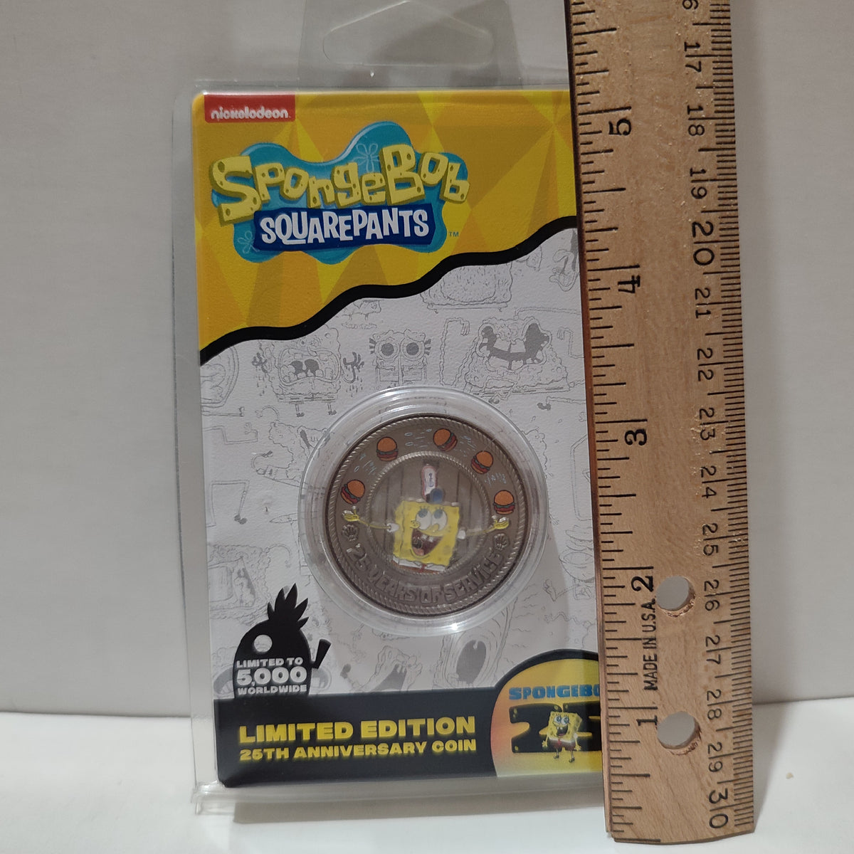 Spongebob Squarepants - 25th Anniversary Colored Coin