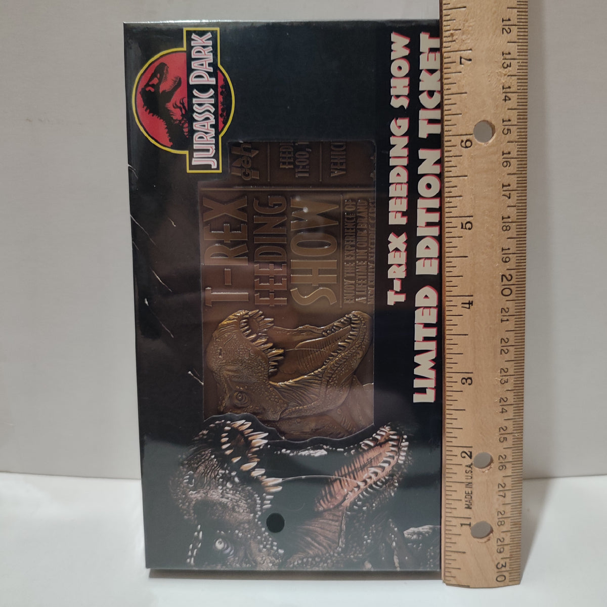 Jurassic Park - T-rex Feeding Show Metal Ticket