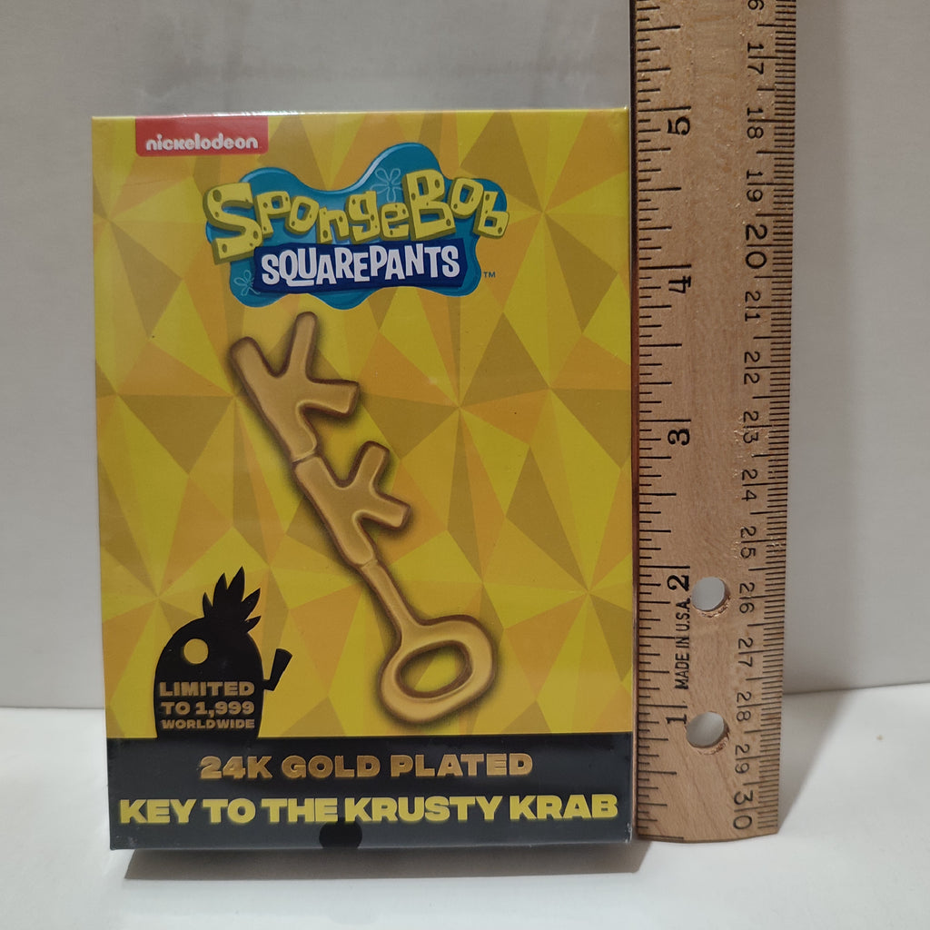 Spongebob Squarepants - 24k Gold Plated Krusty Krab Key Replica