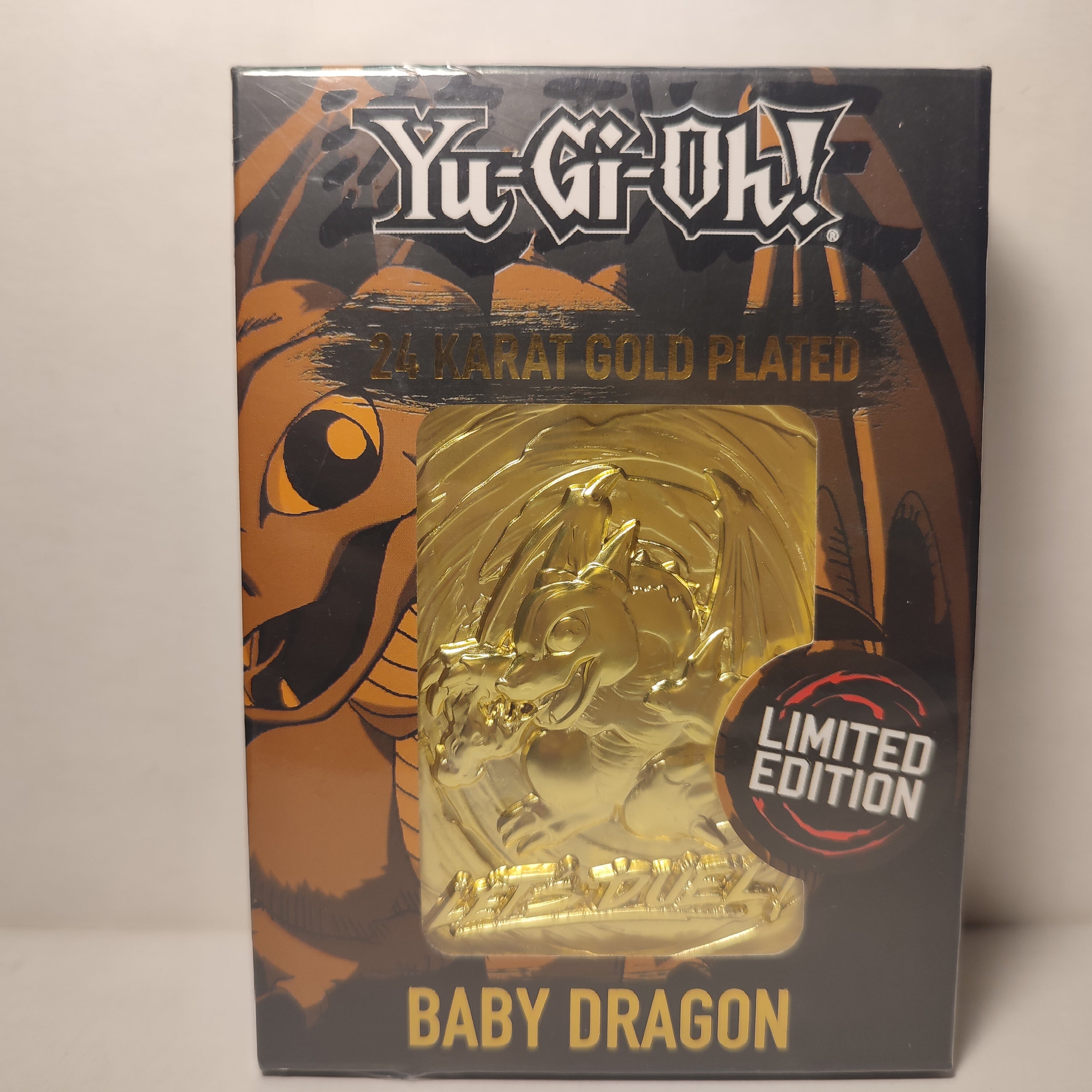 Yu-Gi-Oh! - Baby Dragon 24k Gold Plated Ingot