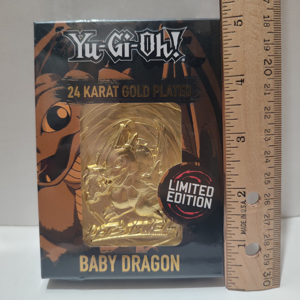 Yu-Gi-Oh! - Baby Dragon 24k Gold Plated Ingot