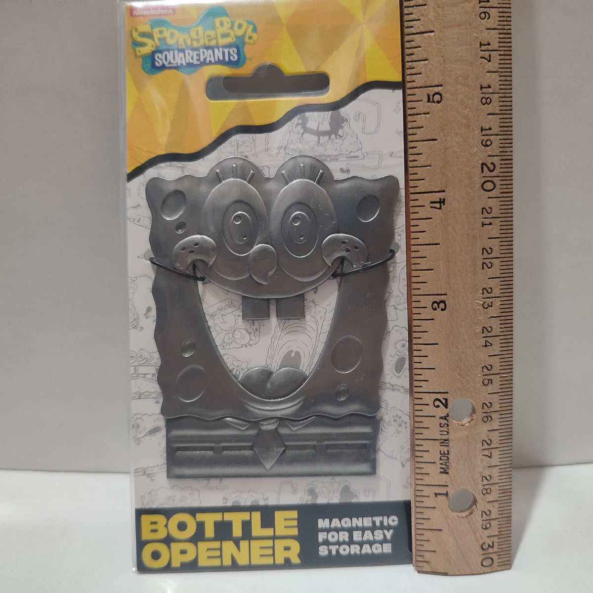 Spongebob Squarepants - Heavy Duty Metal Bottle Opener