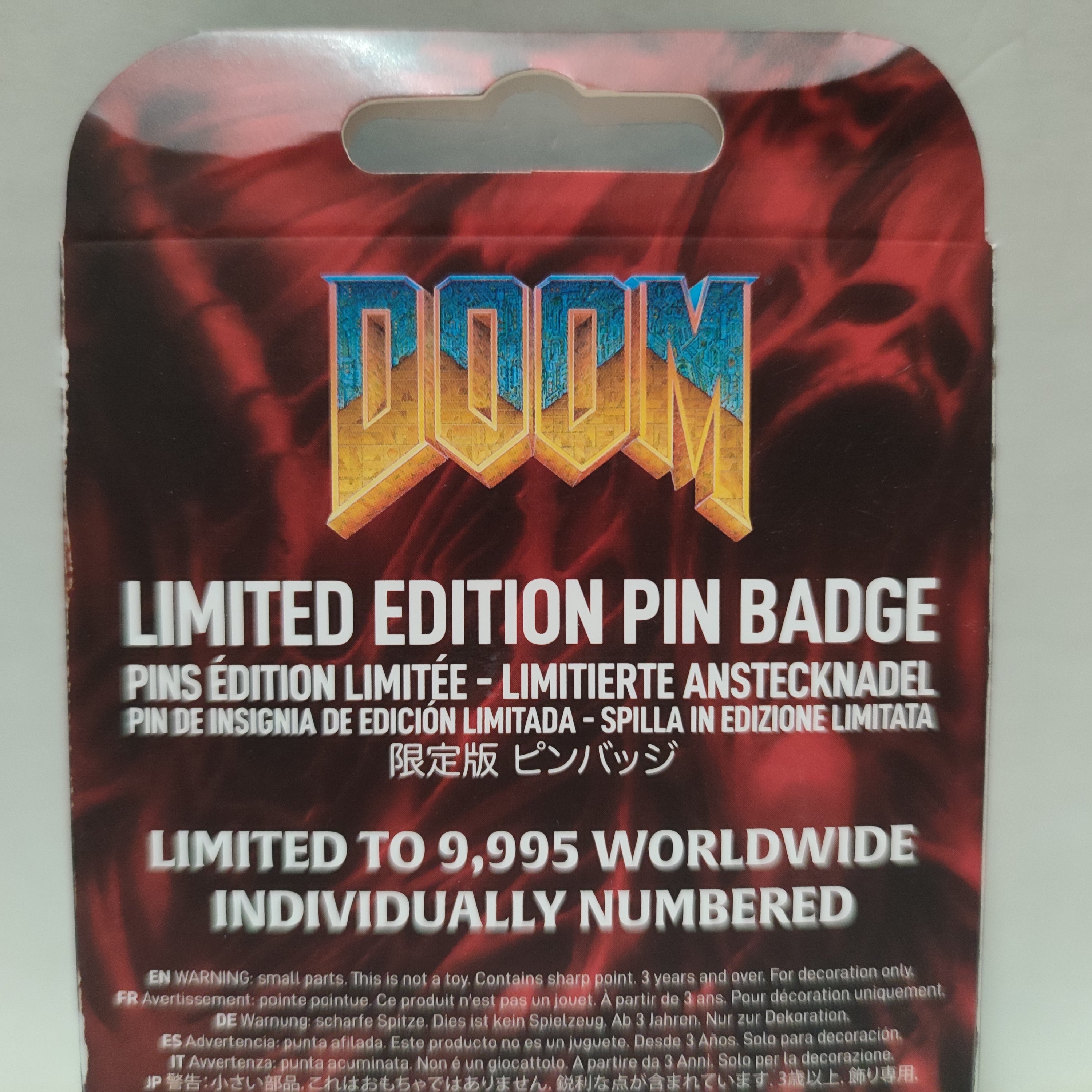 Doom - Floppy Disk Limited Edition Enamel Pin