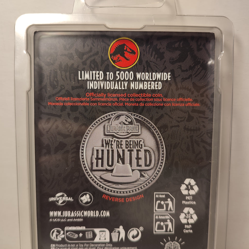 Jurassic Park - Clever Girl Velociraptor Coin