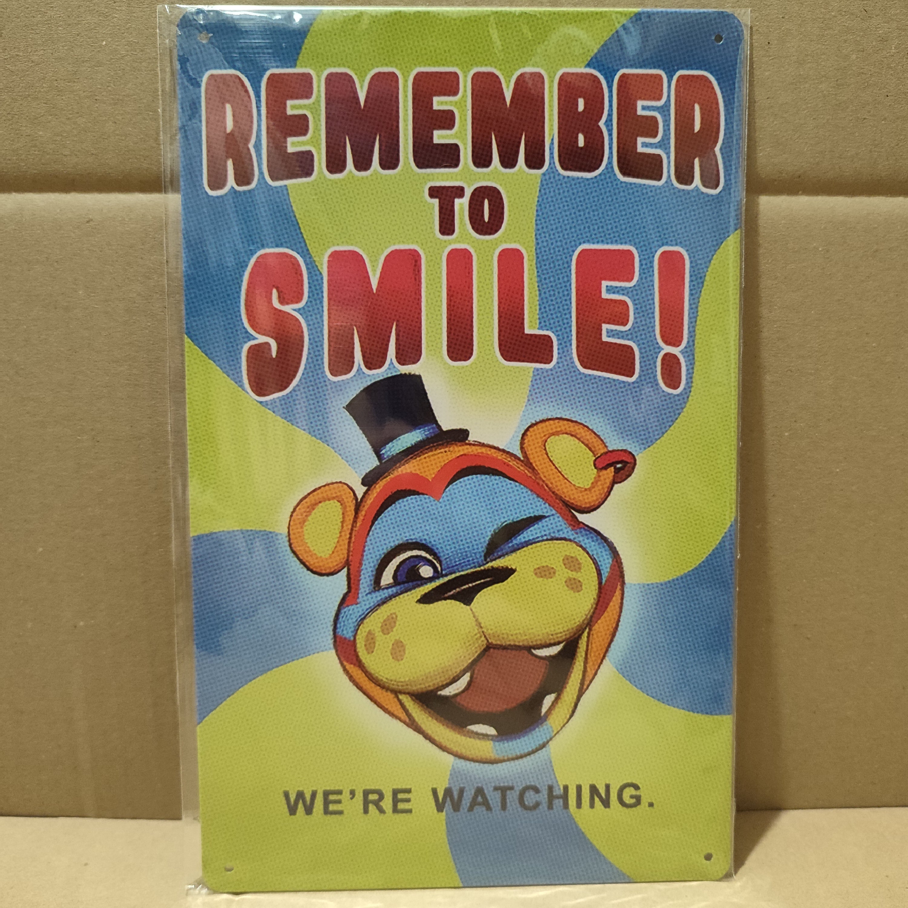 Five Nights At Freddy's - Freddy Fazbear Metal Sign