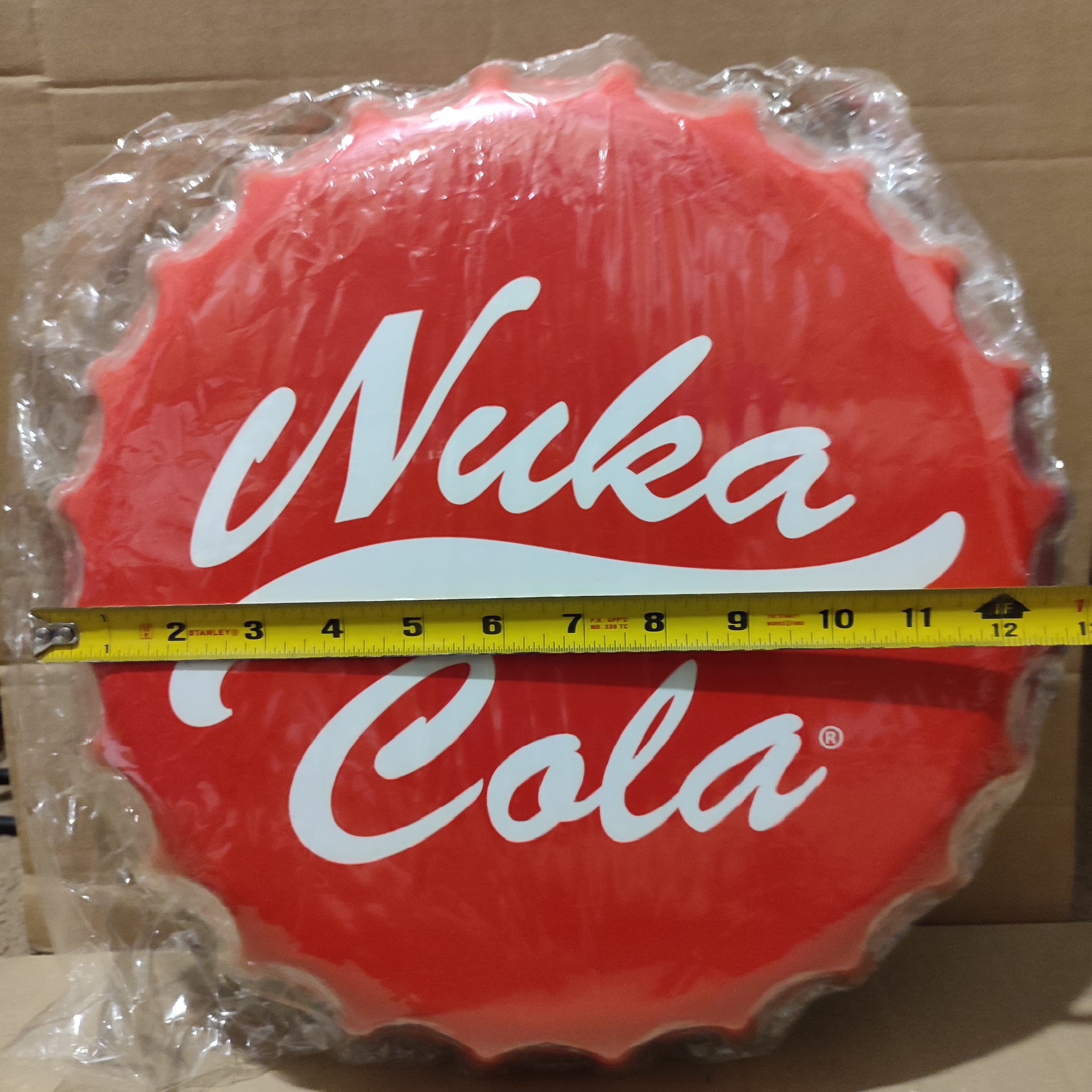 Falout - Nuka Cola Bottle Cap Metal Sign