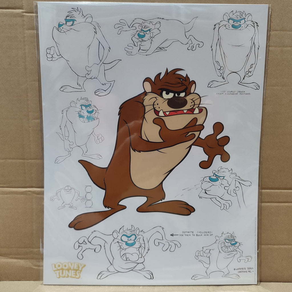 Looney Tunes - Tasmanian Devil Fan Cel Art Print