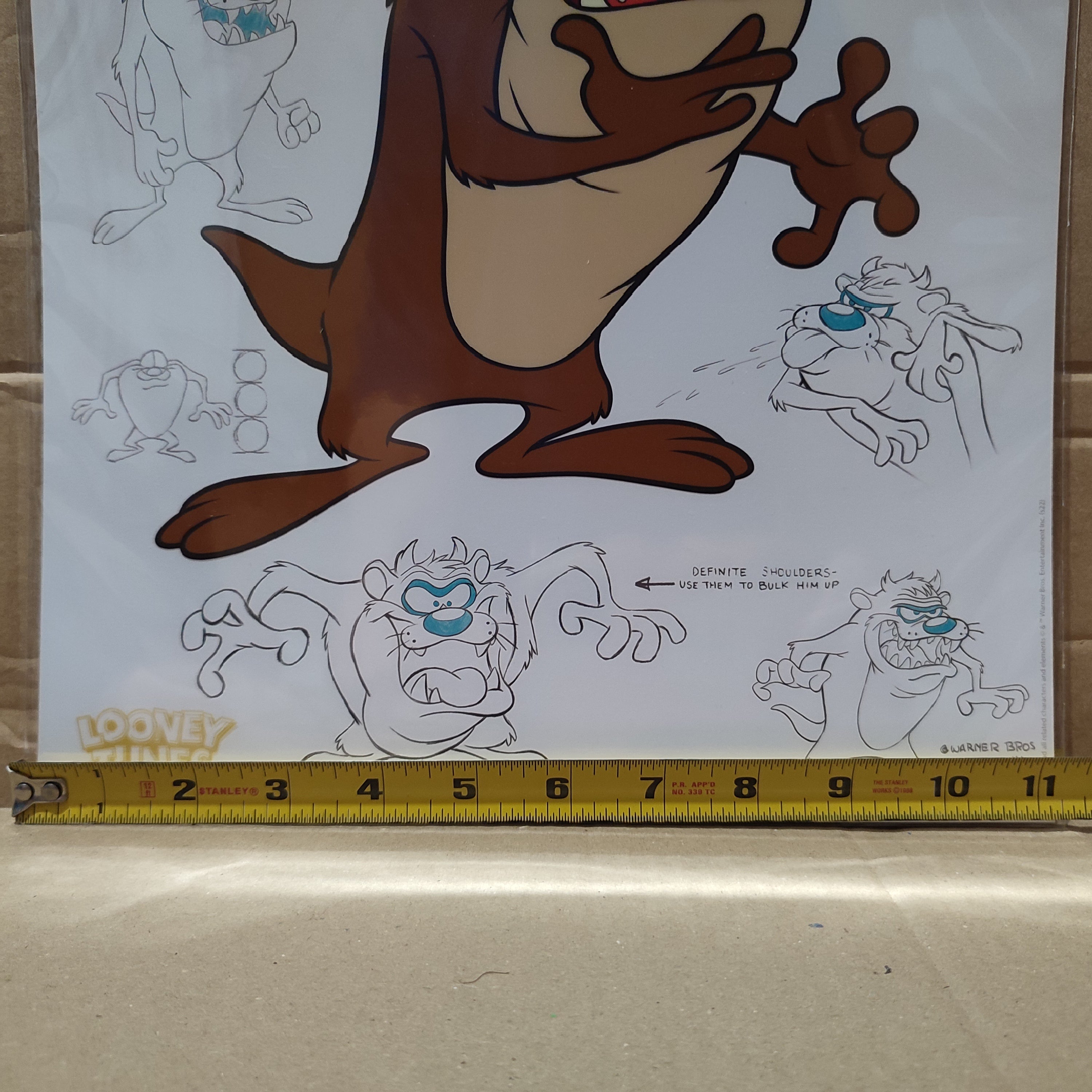Looney Tunes - Tasmanian Devil Fan Cel Art Print