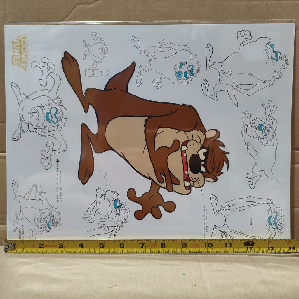 Looney Tunes - Tasmanian Devil Fan Cel Art Print