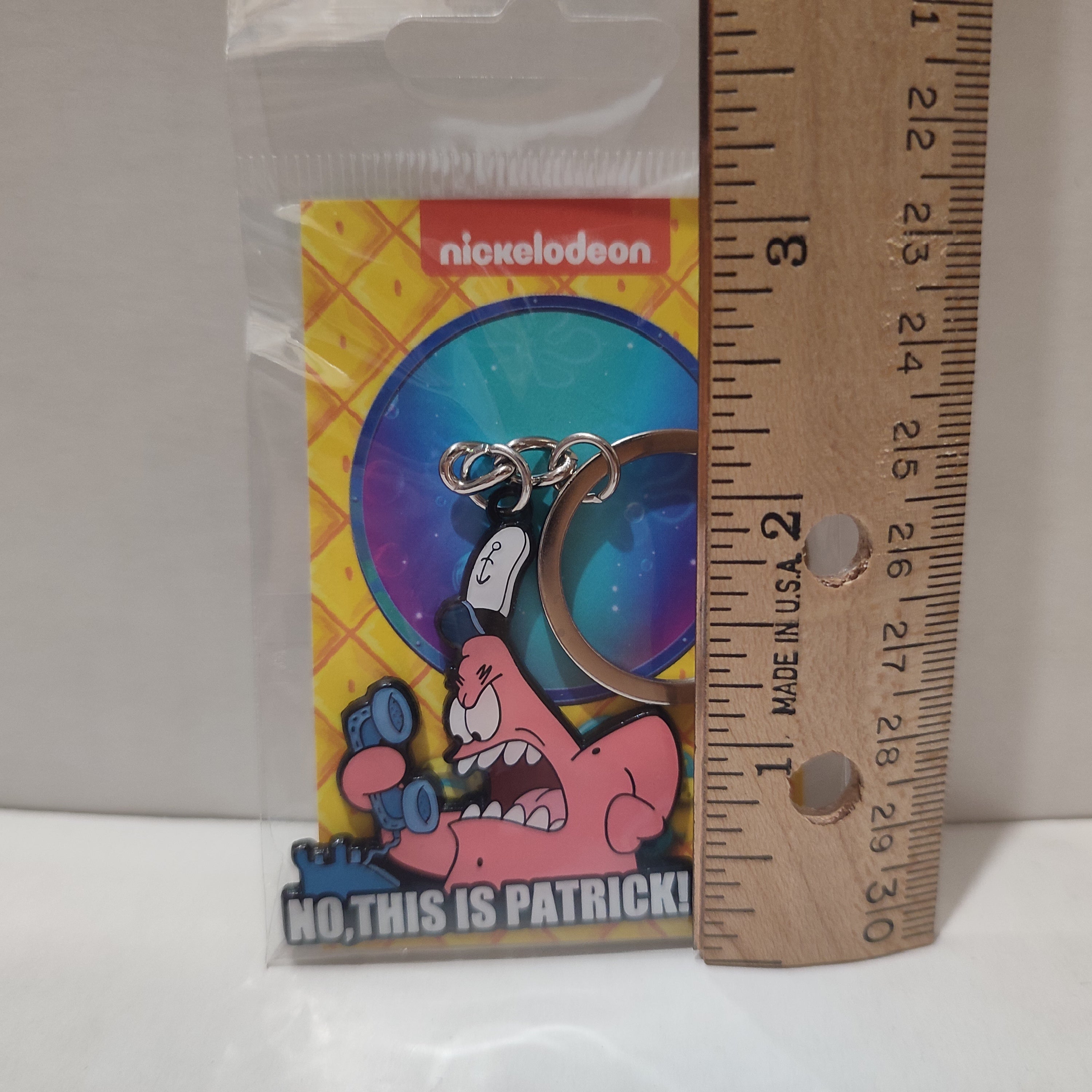 Spongebob Squarepants - No This Is Patrick Metal Keychain
