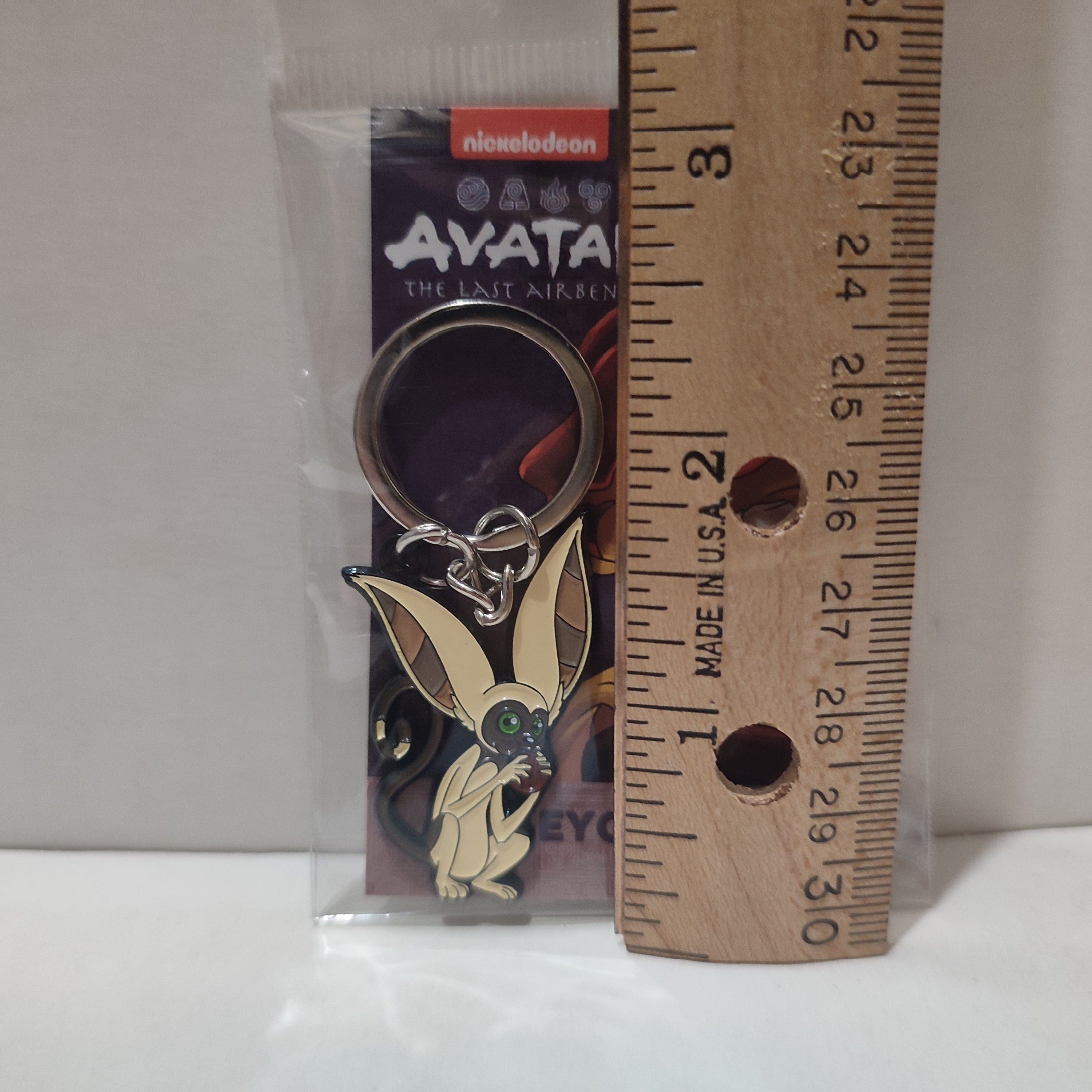 Avatar The Last Airbender Momo Keychain Official Collectible Metal Keyring
