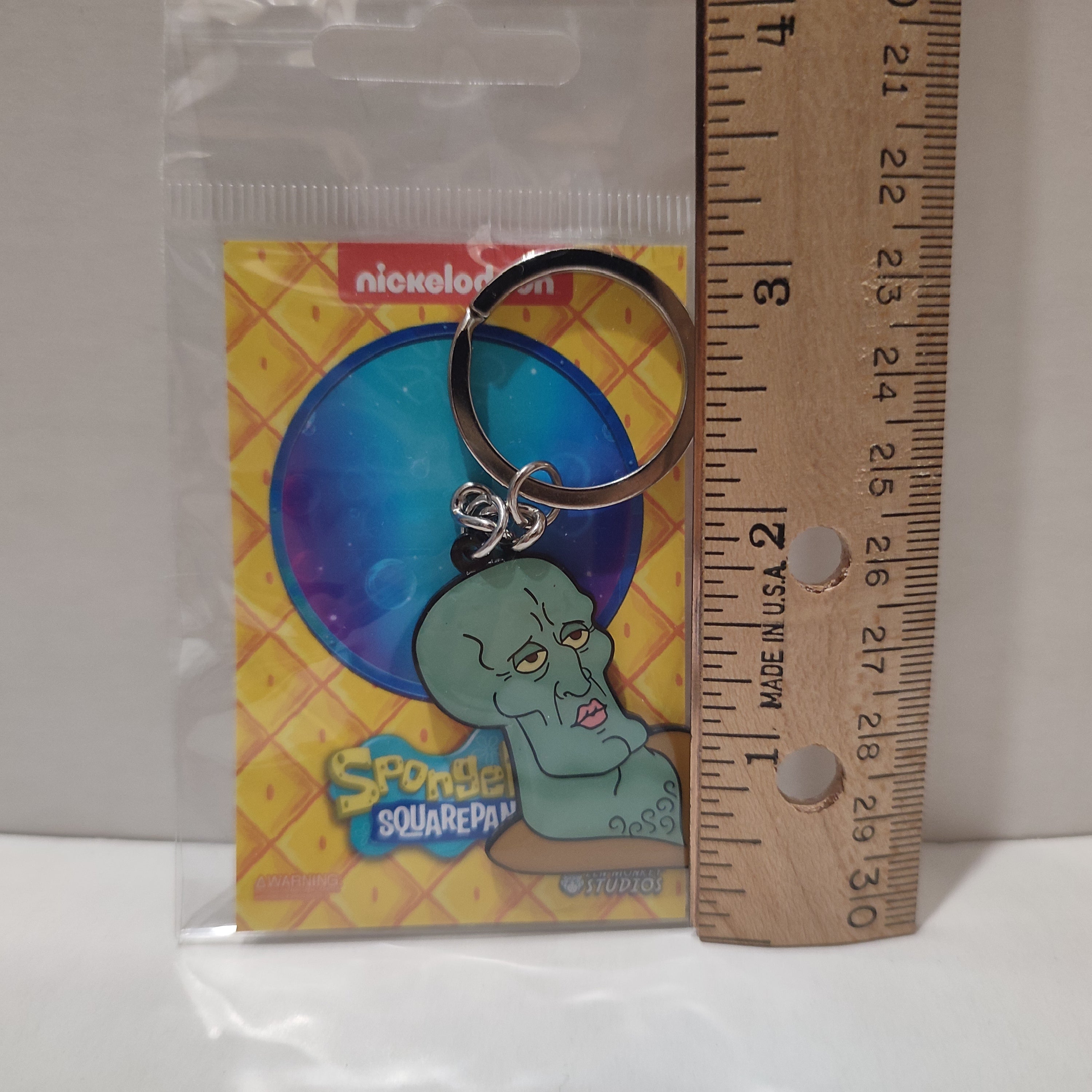 Spongebob Squarepants - Handsome Squidward Metal Keychain