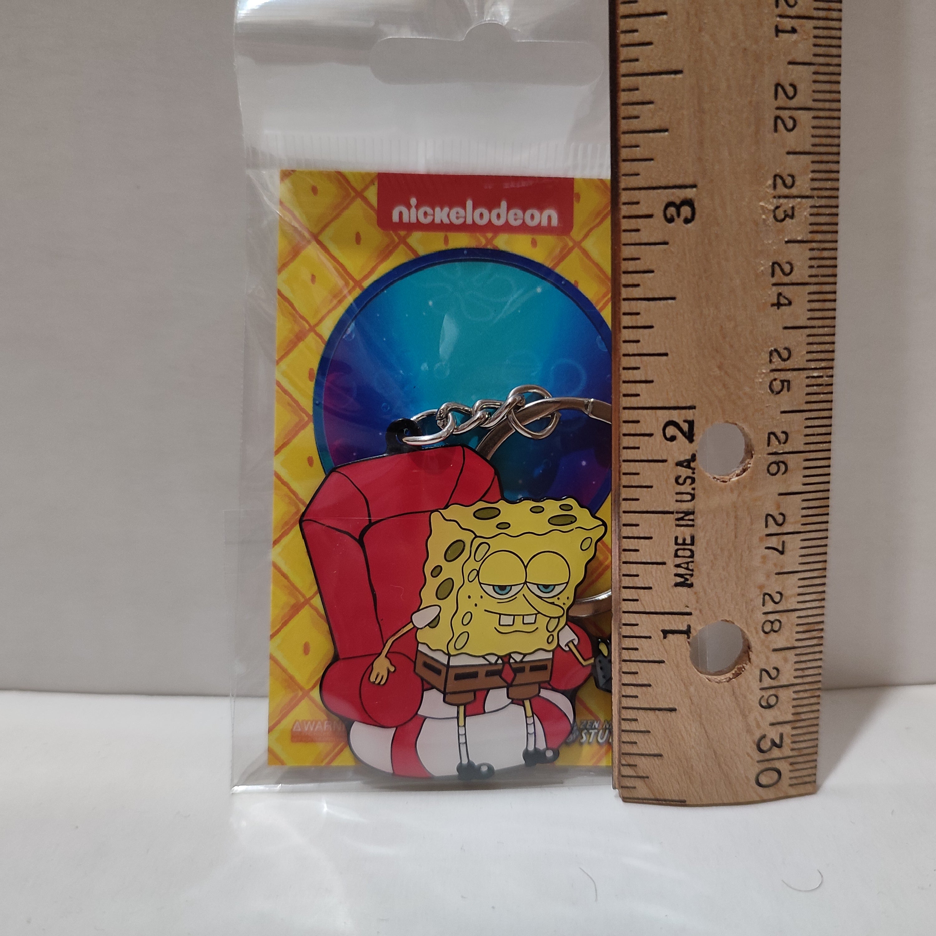 Spongebob Squarepants - Ight Imma Head Out Metal Keychain
