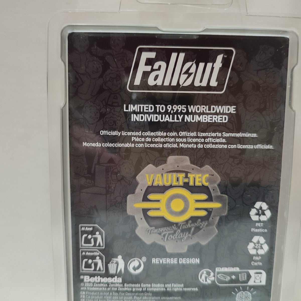 Fallout - Vault 111 Token Coin