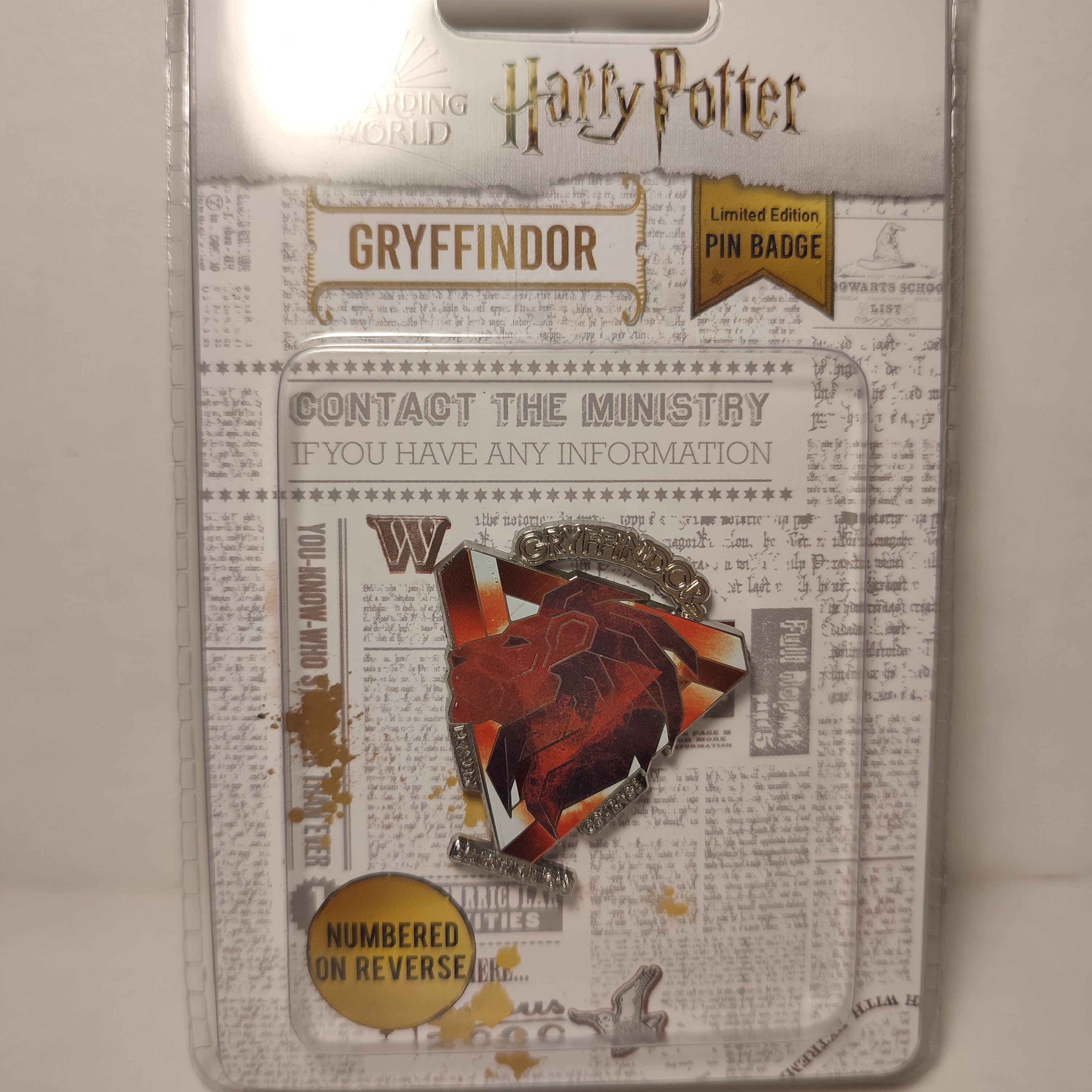 Harry Potter - Gryffindor Limited Edition Pin