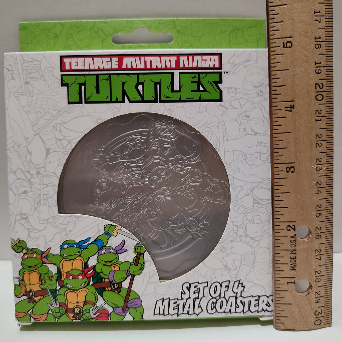 TMNT - Metal Coasters Set Of 4