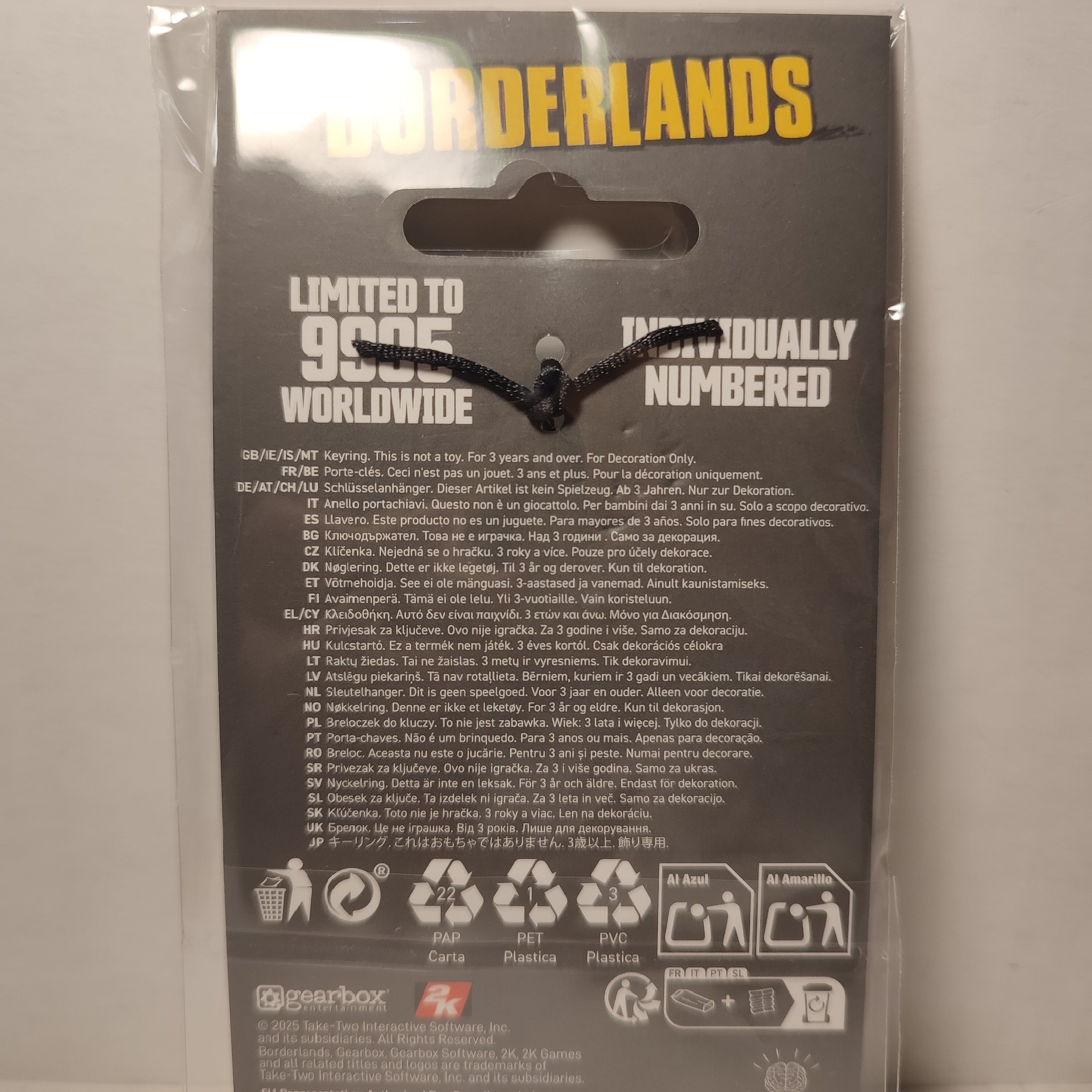 Borderlands - Catch A Ride Limited Edition Keychain