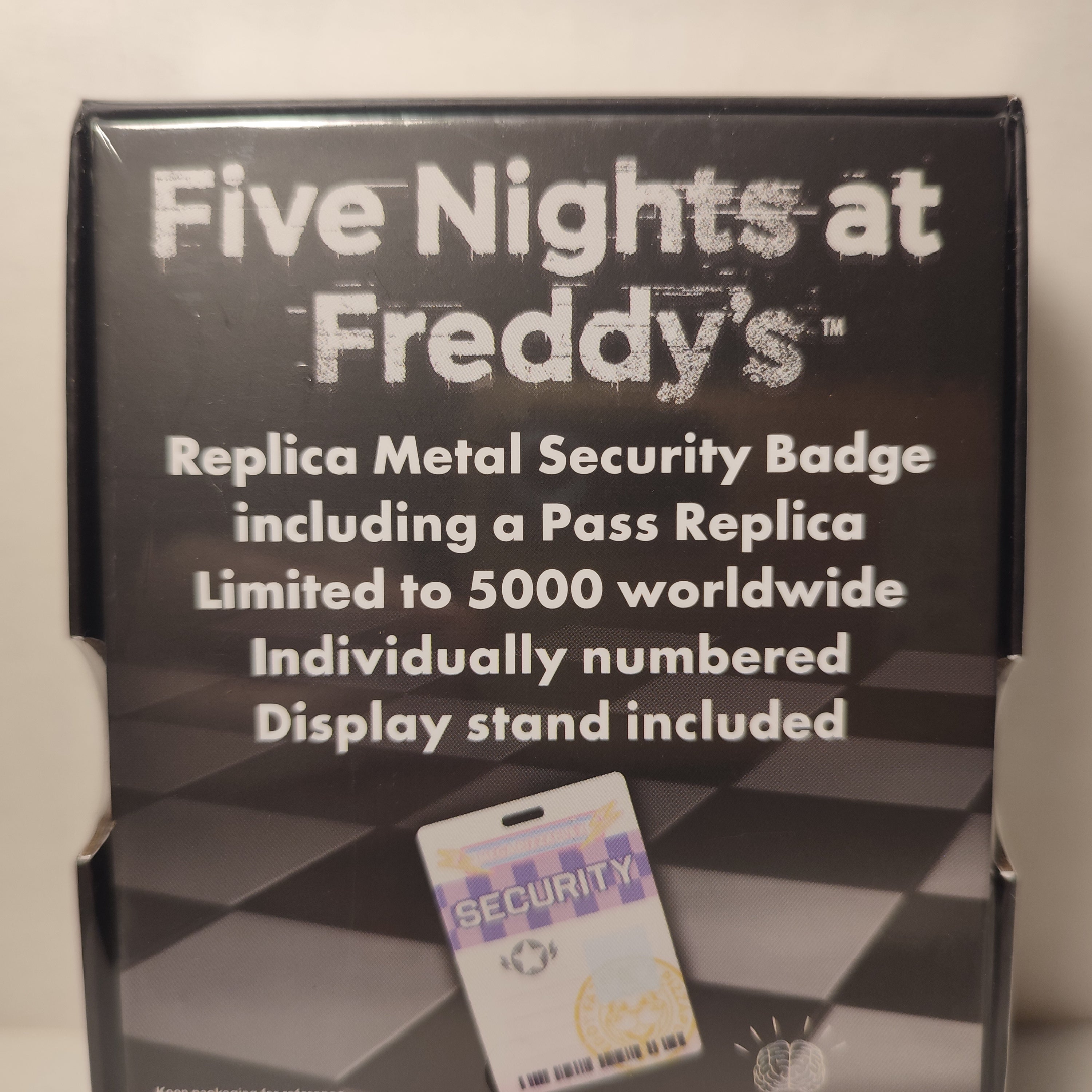 Five Nights At Freddy's - Security Badge Replica