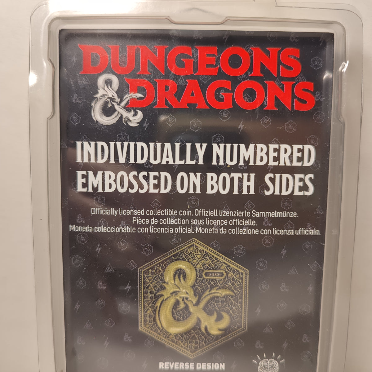 Dungeons & Dragons - 20 Sided Die Metal Coin